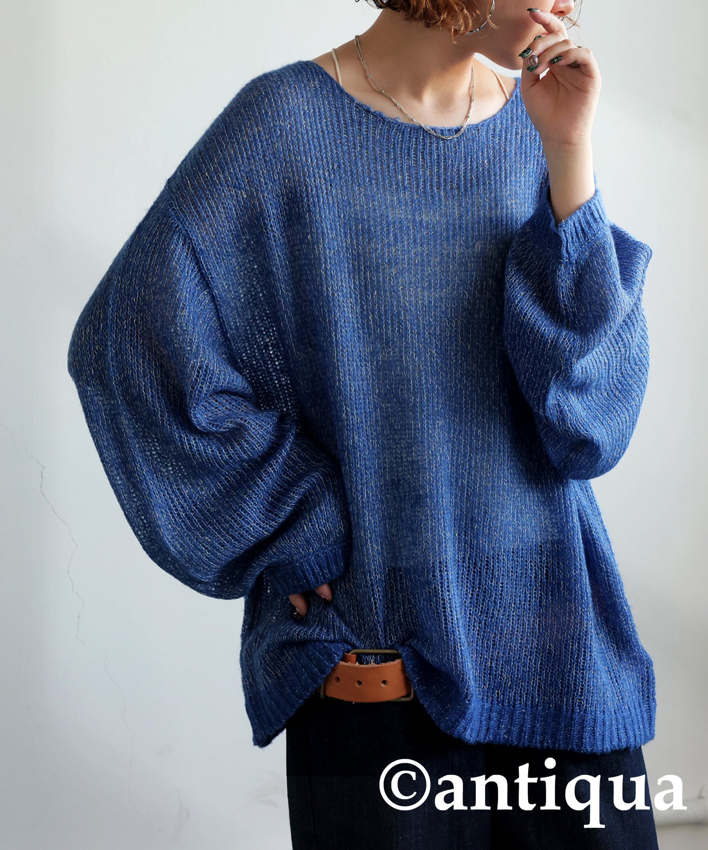 Low Gauge Glitter Knit Ladies