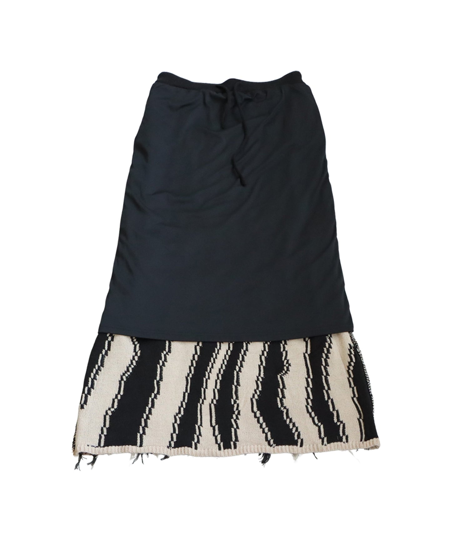 Fringe Knit Skirt Ladies