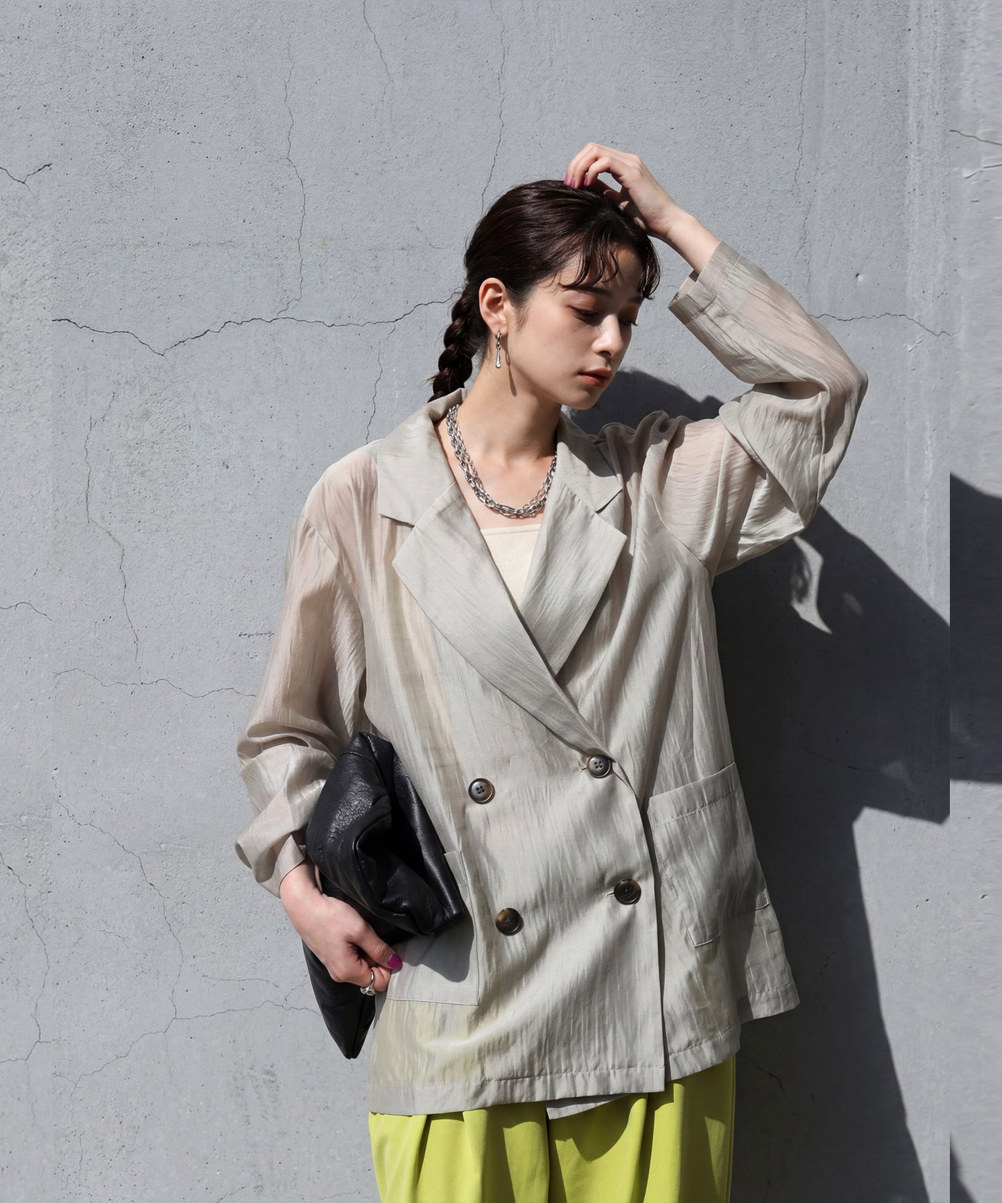 Tailored Sheer Jacket Ladies