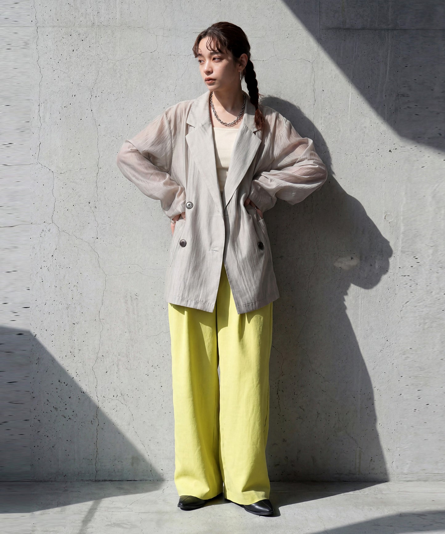 Tailored Sheer Jacket Ladies