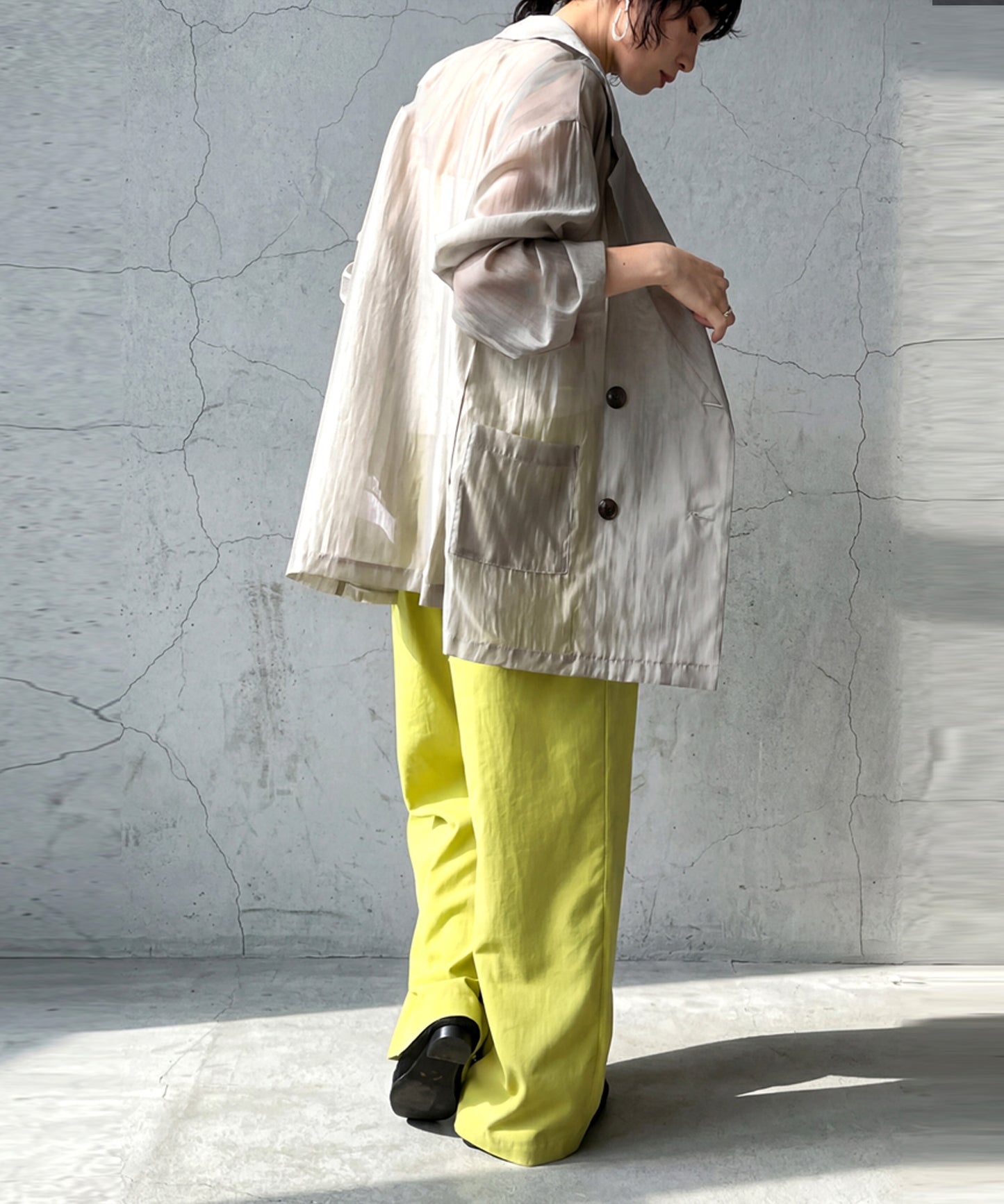 Tailored Sheer Jacket Ladies