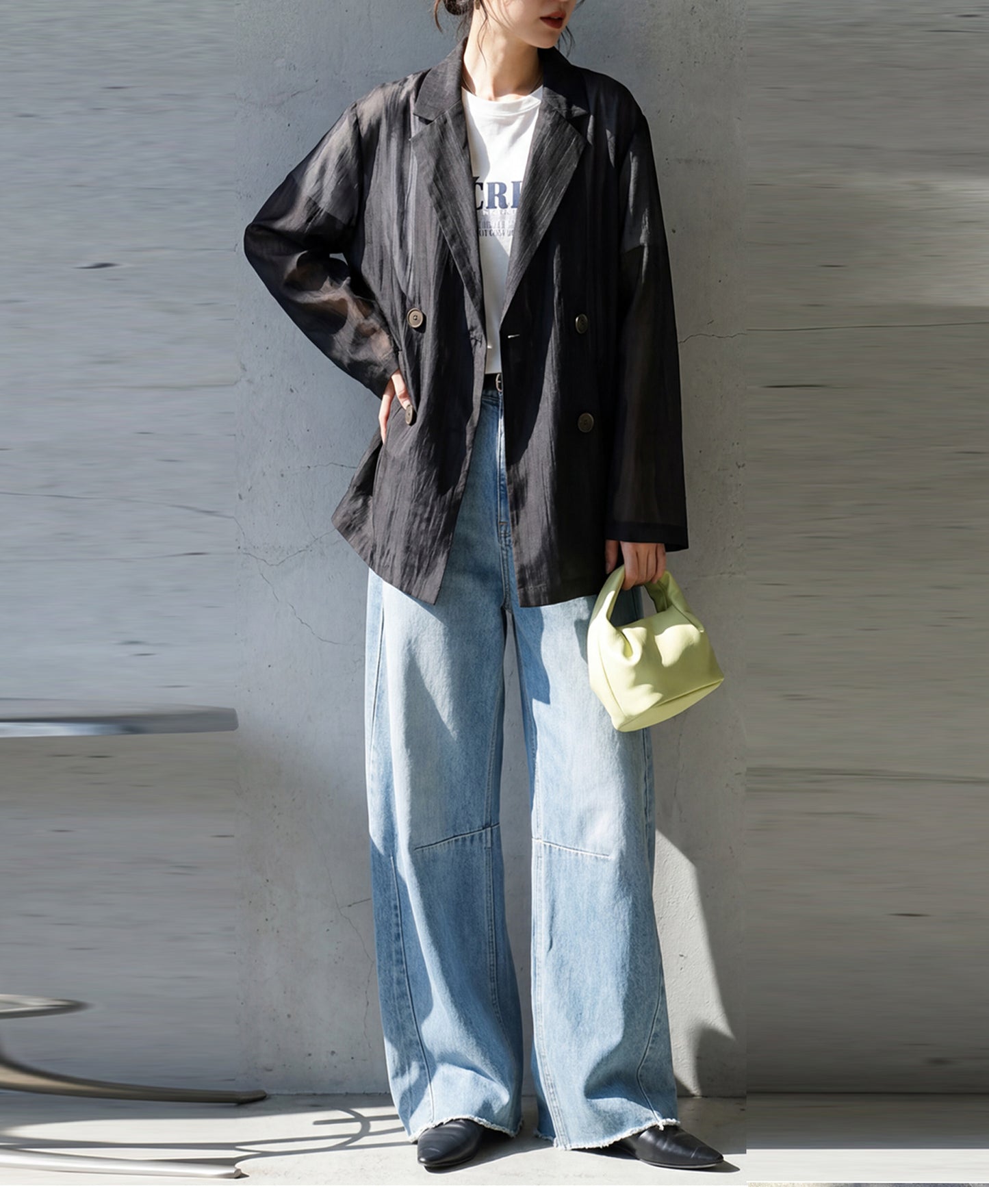 Tailored Sheer Jacket Ladies