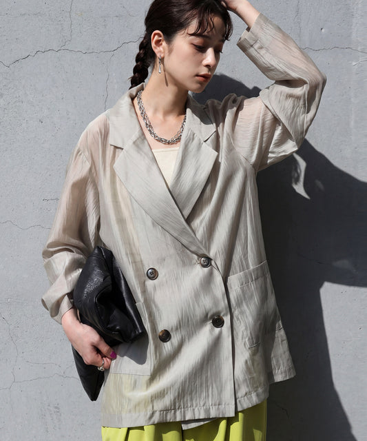 Tailored Sheer Jacket Ladies