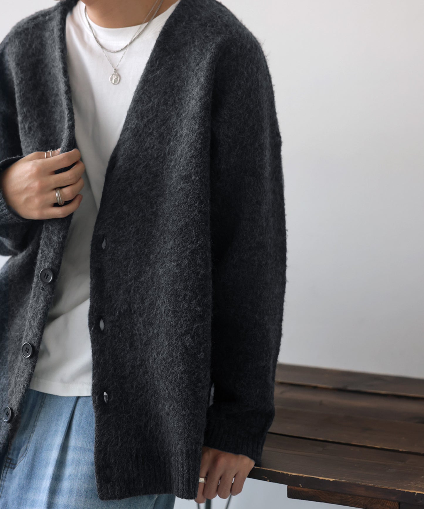 Knit Cardigan Men's