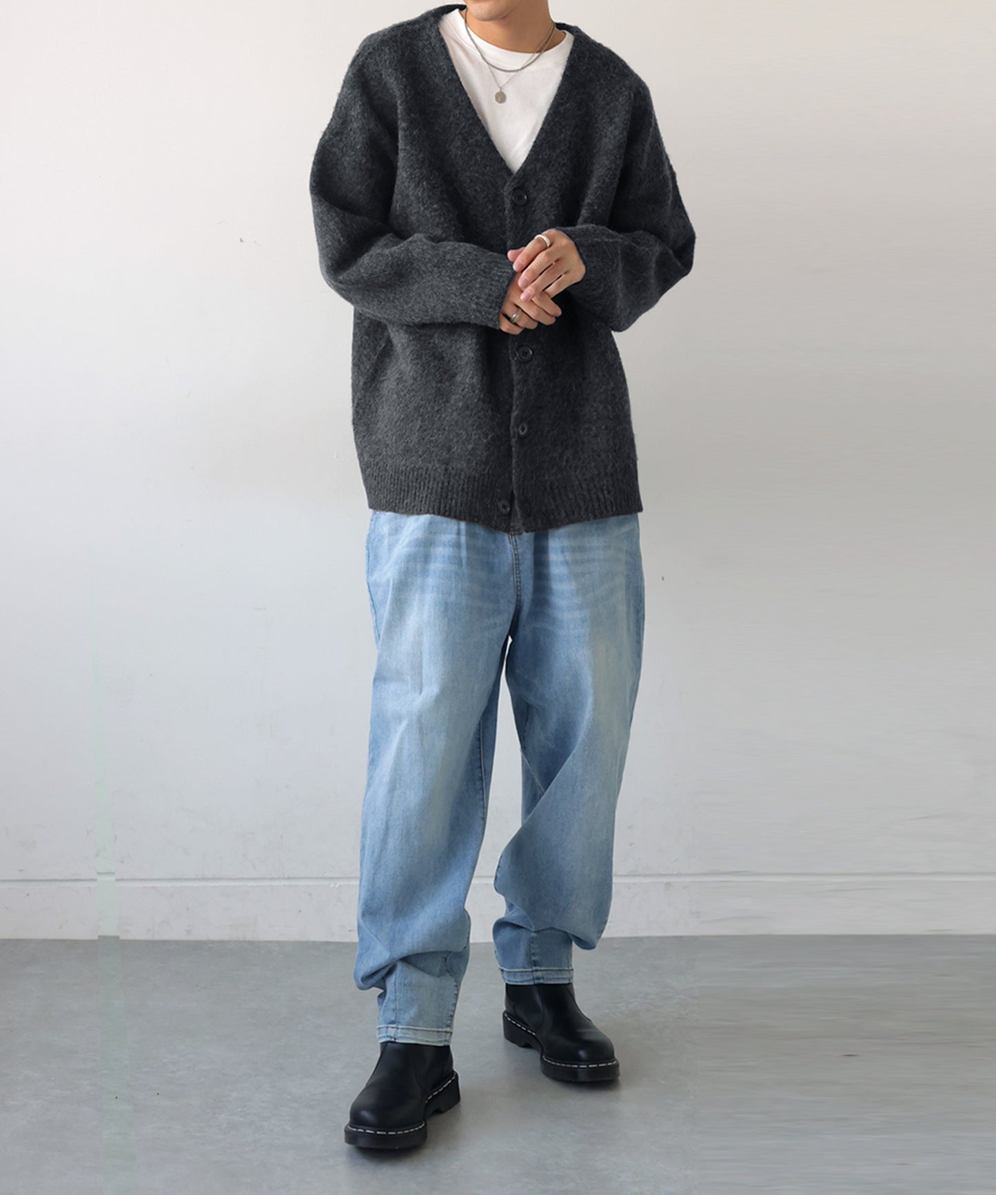 Knit Cardigan Men's