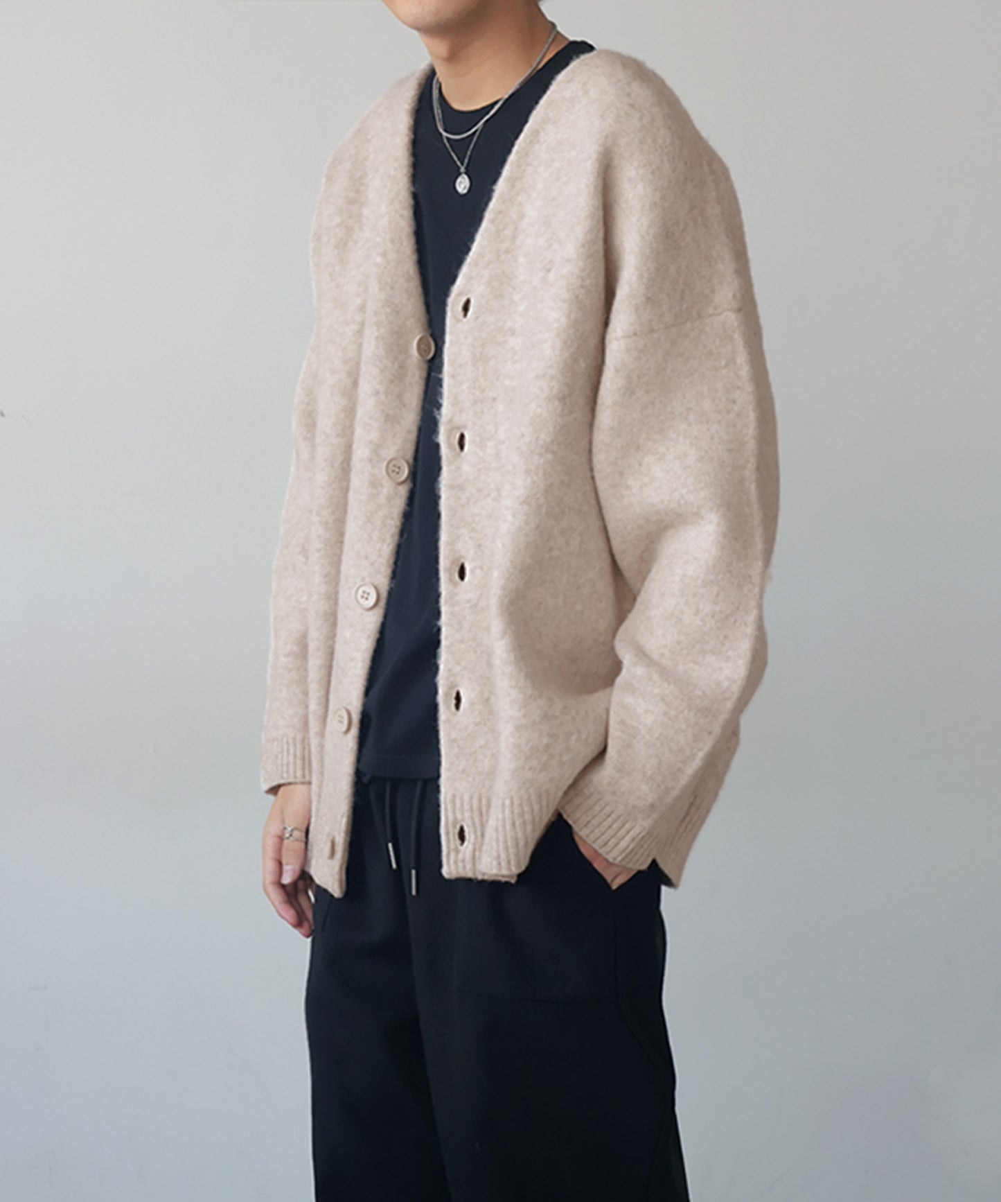 Knit Cardigan Men's