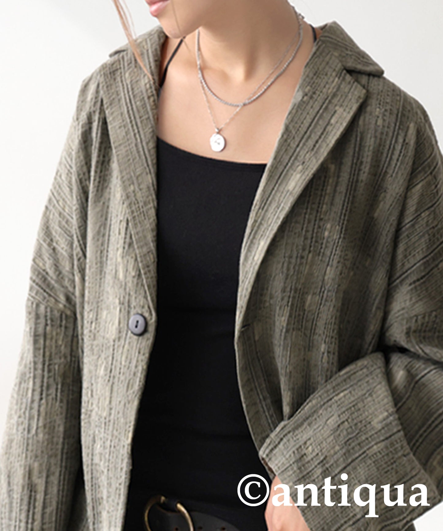 Cotton Linen Jacket Ladies