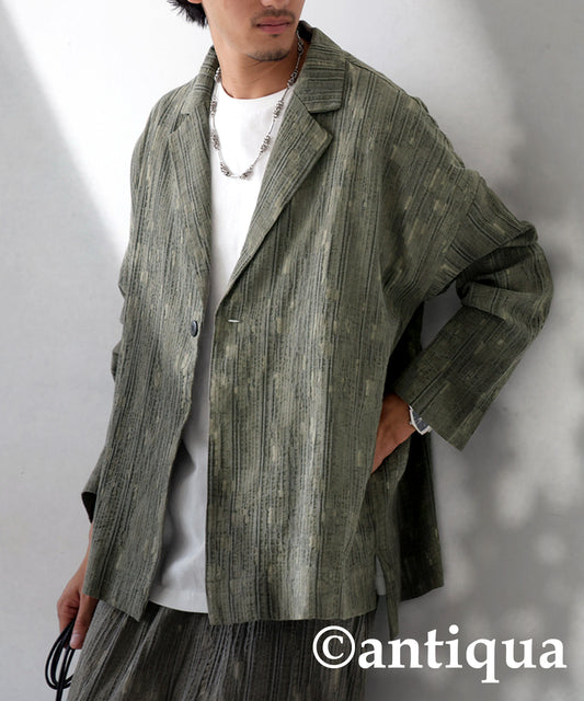 Cotton Linen Jacket Men's