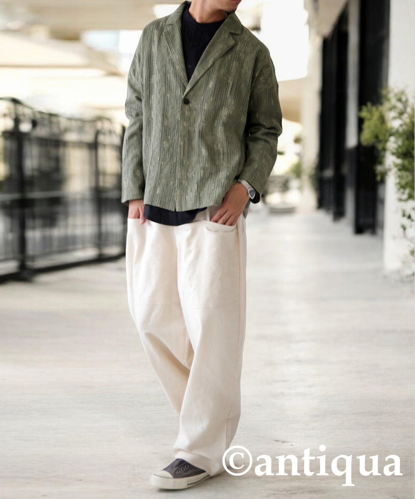 Cotton Linen Jacket Men's