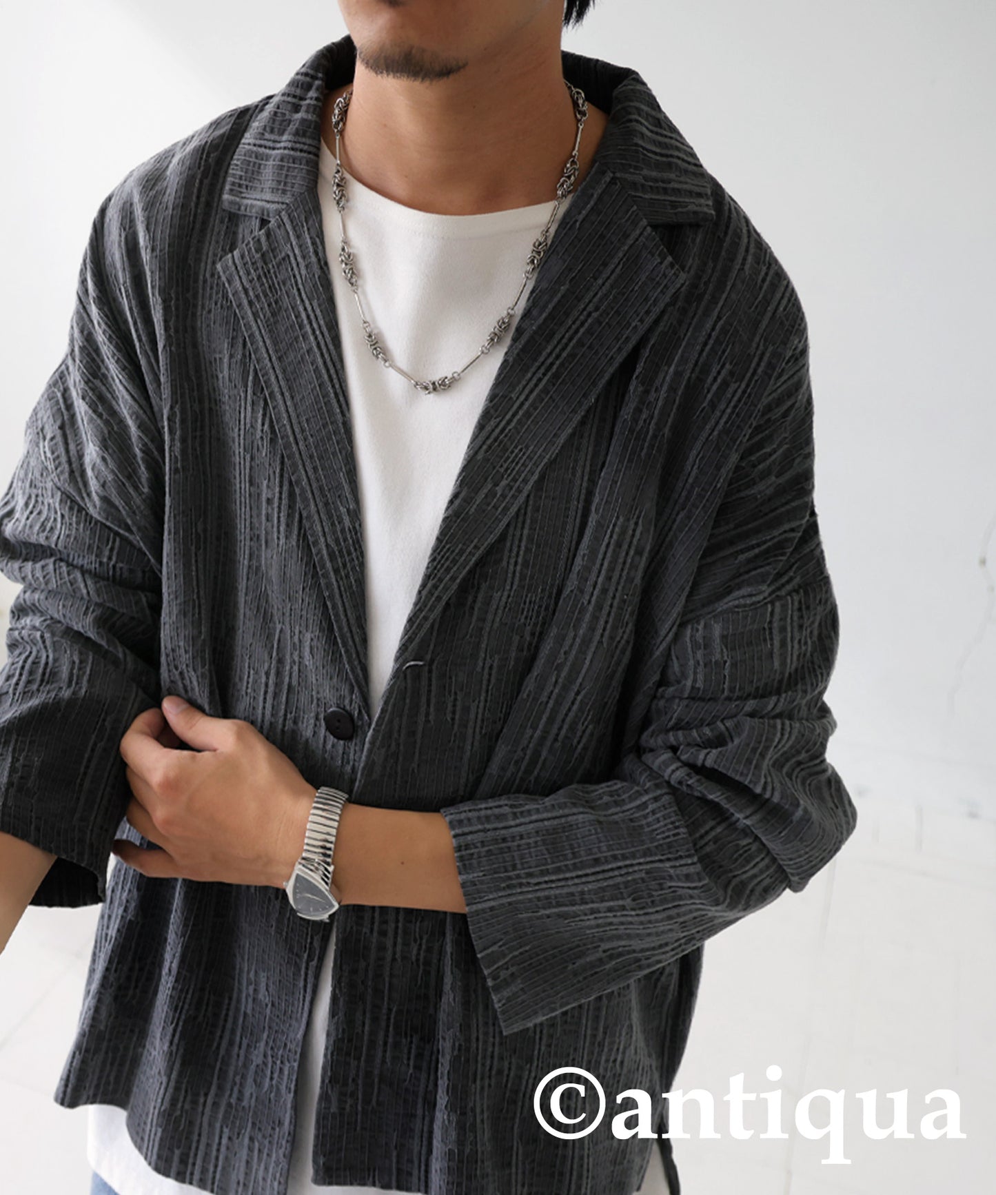 Cotton Linen Jacket Men's