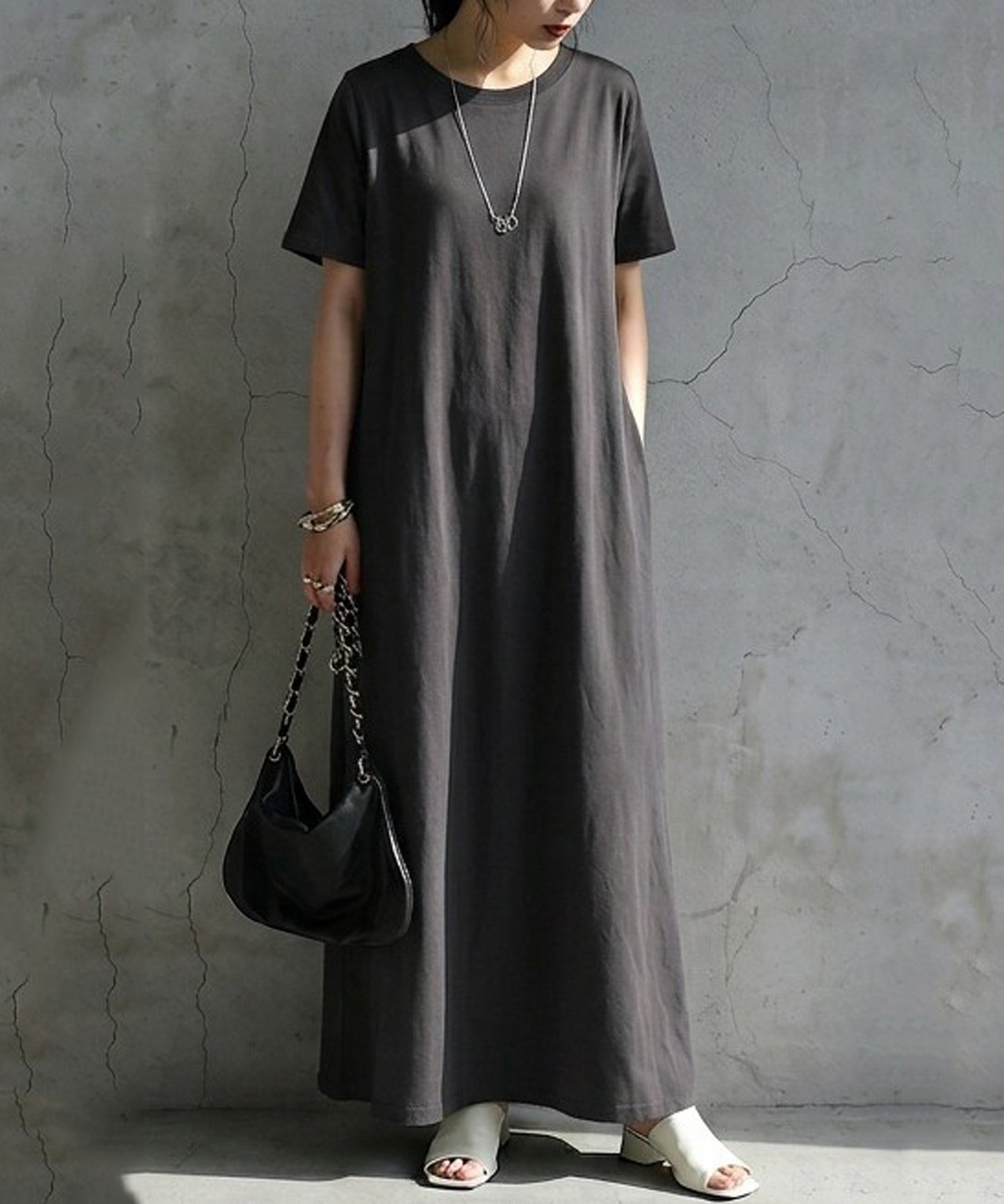 100% Cotton Sweat-Proof A Line Dress  Ladies