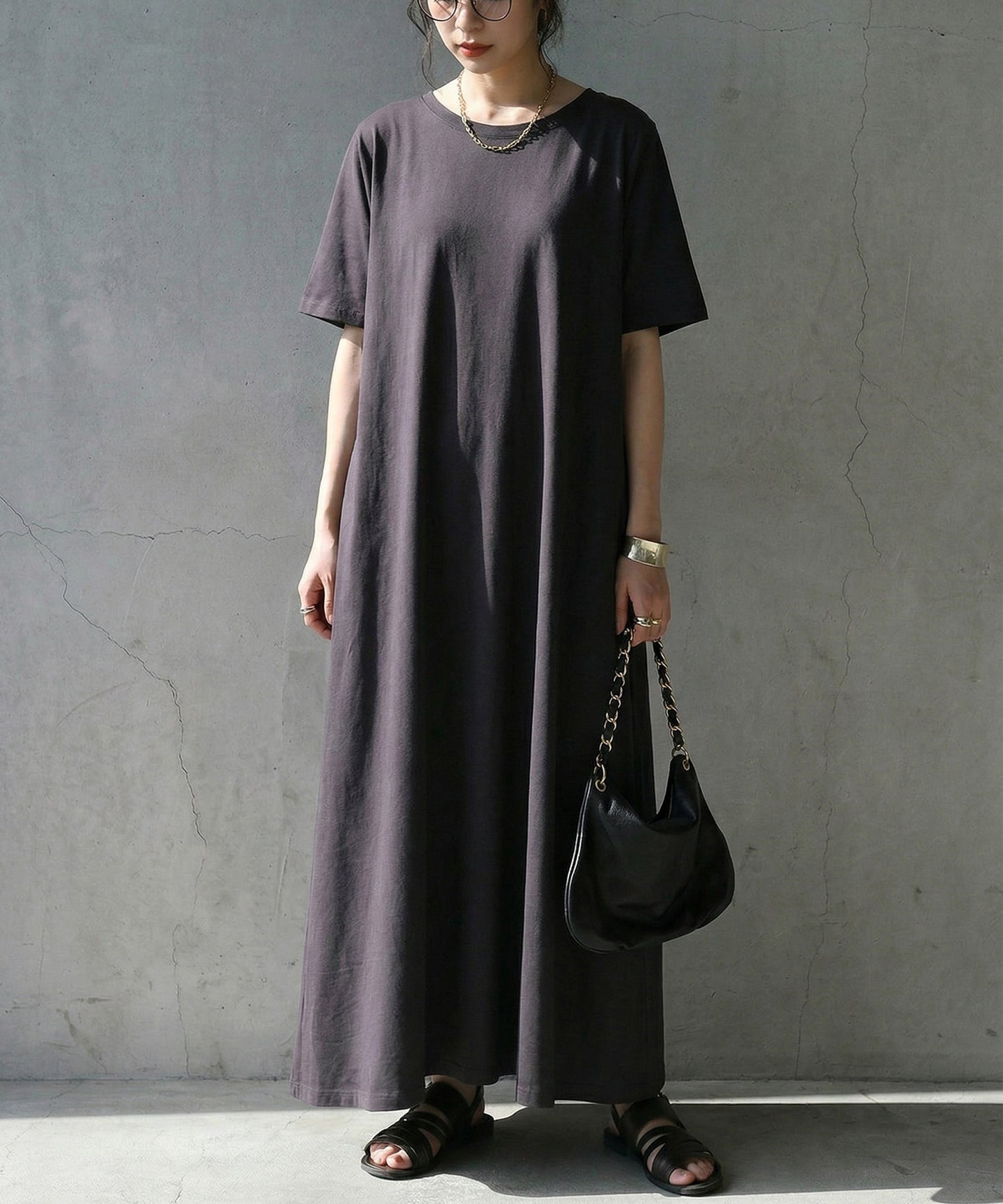 100% Cotton Sweat-Proof A Line Dress  Ladies