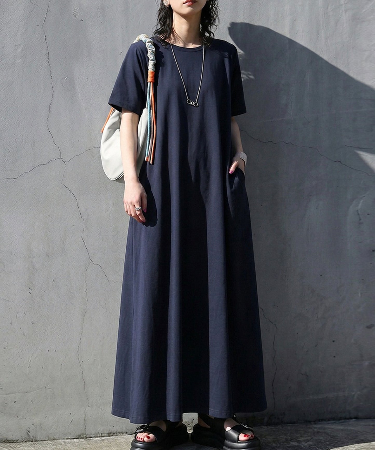 100% Cotton Sweat-Proof A Line Dress  Ladies