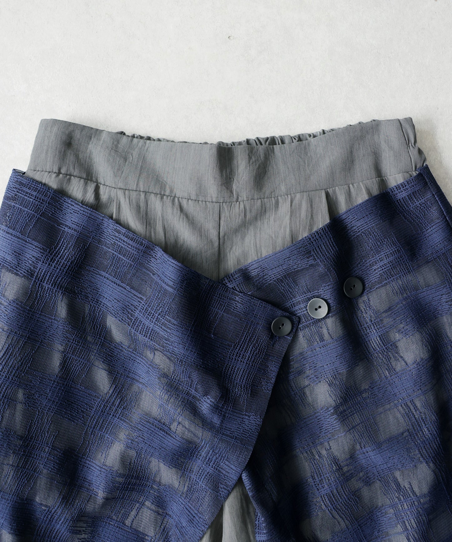 Layered-Look Wide-Leg Pants Ladies