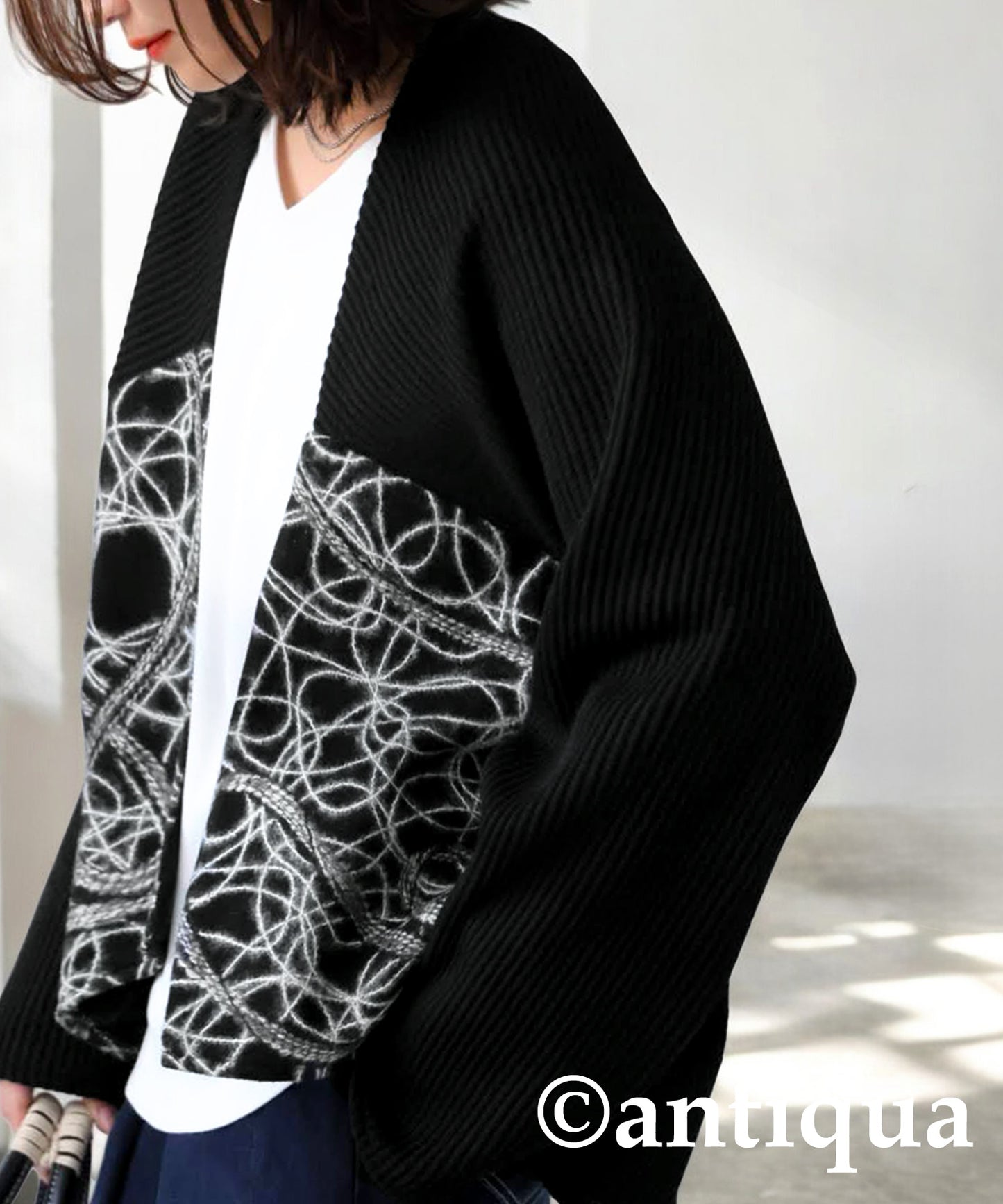 3D Silhouette Cardigan Ladies