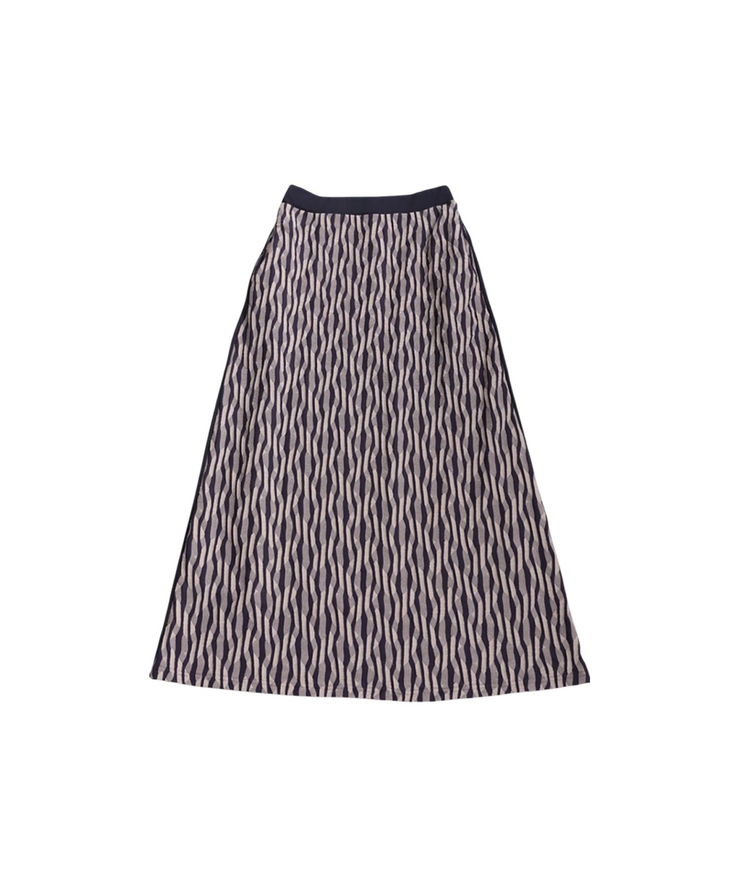 Ladies Wave Striped Skirt