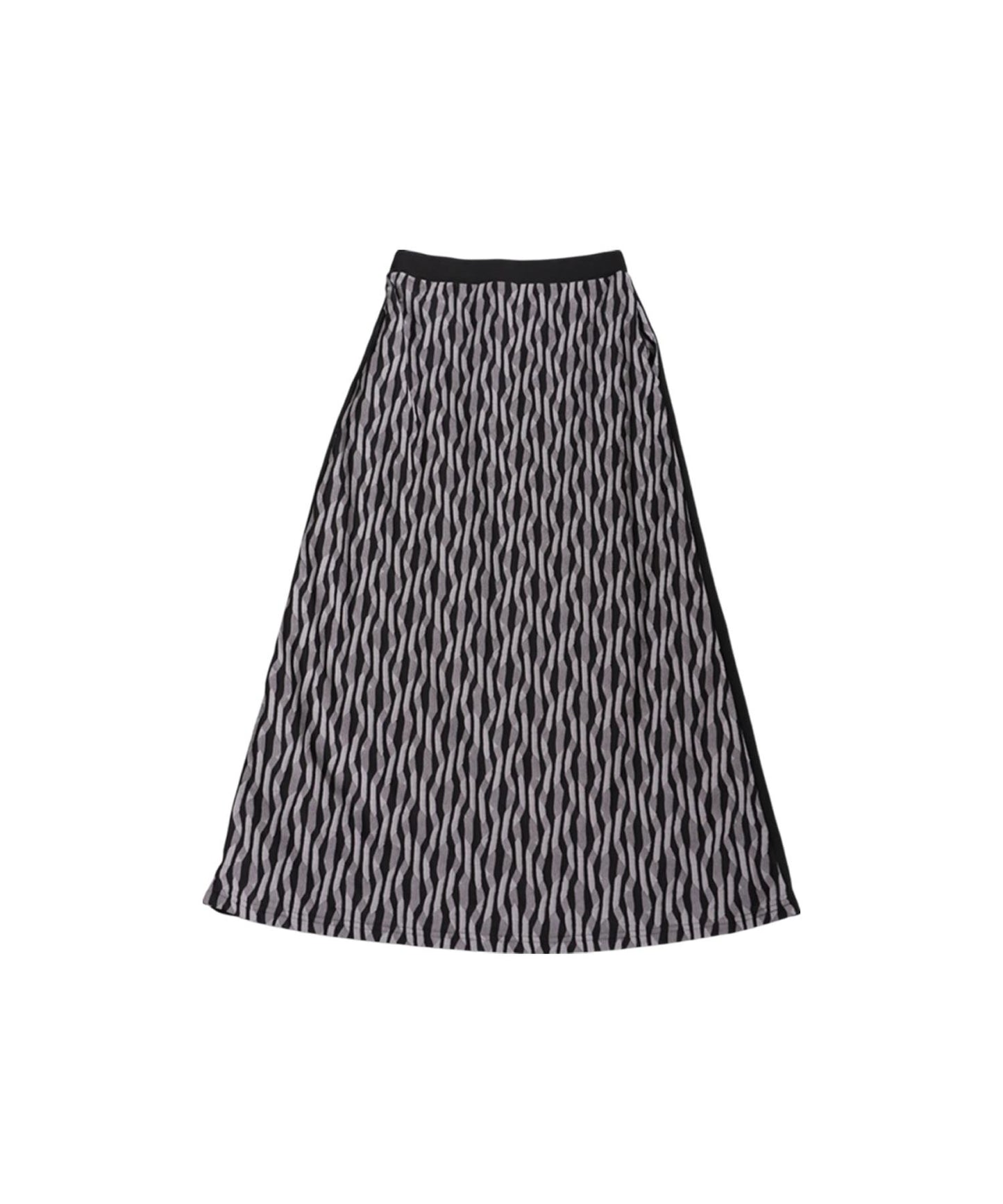 Ladies Wave Striped Skirt