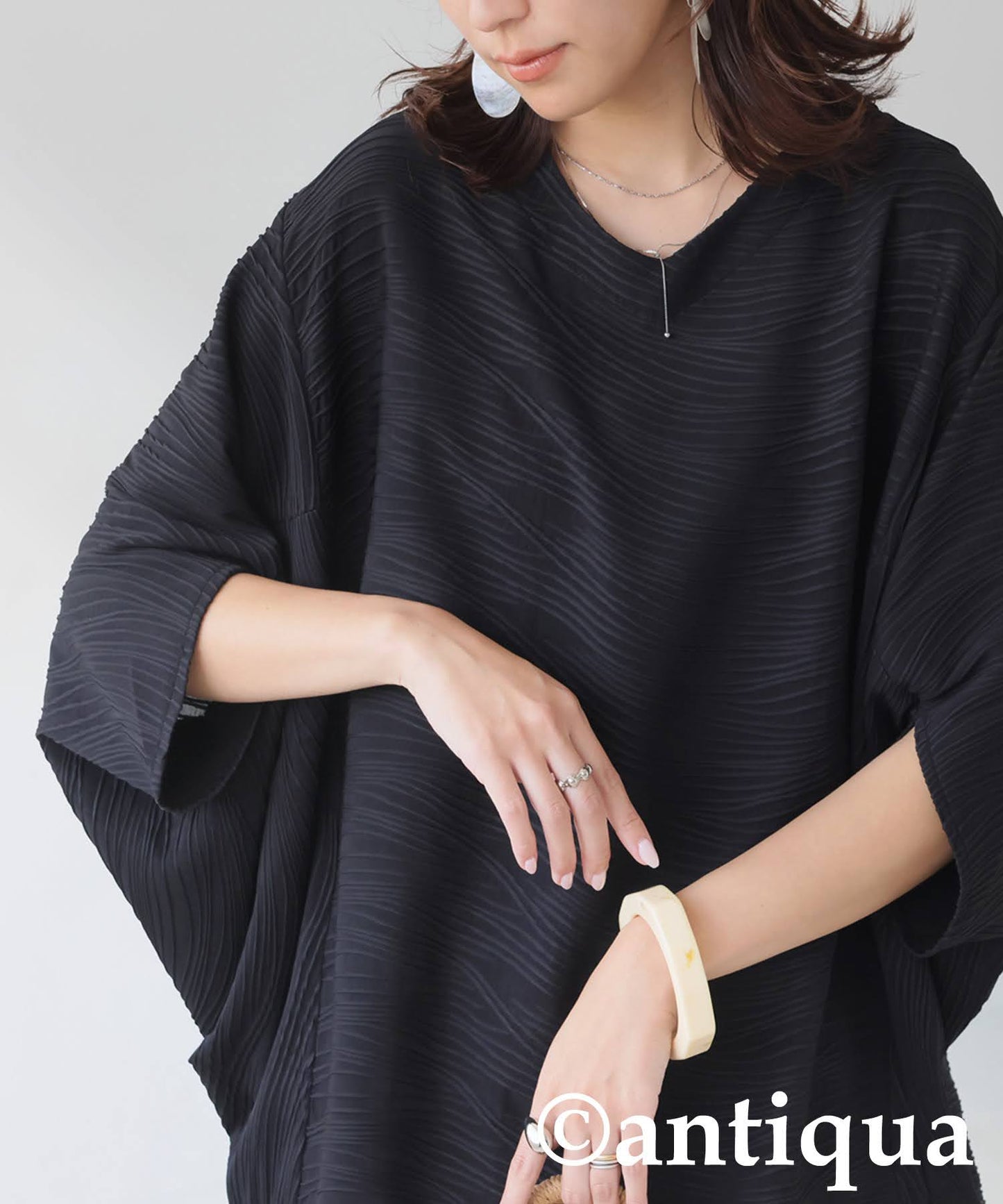 Ladies Draped Dolman Top