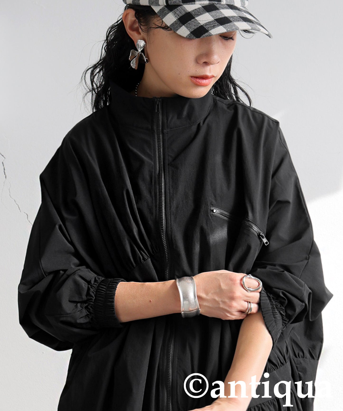 Gathered Design Jacket Ladies