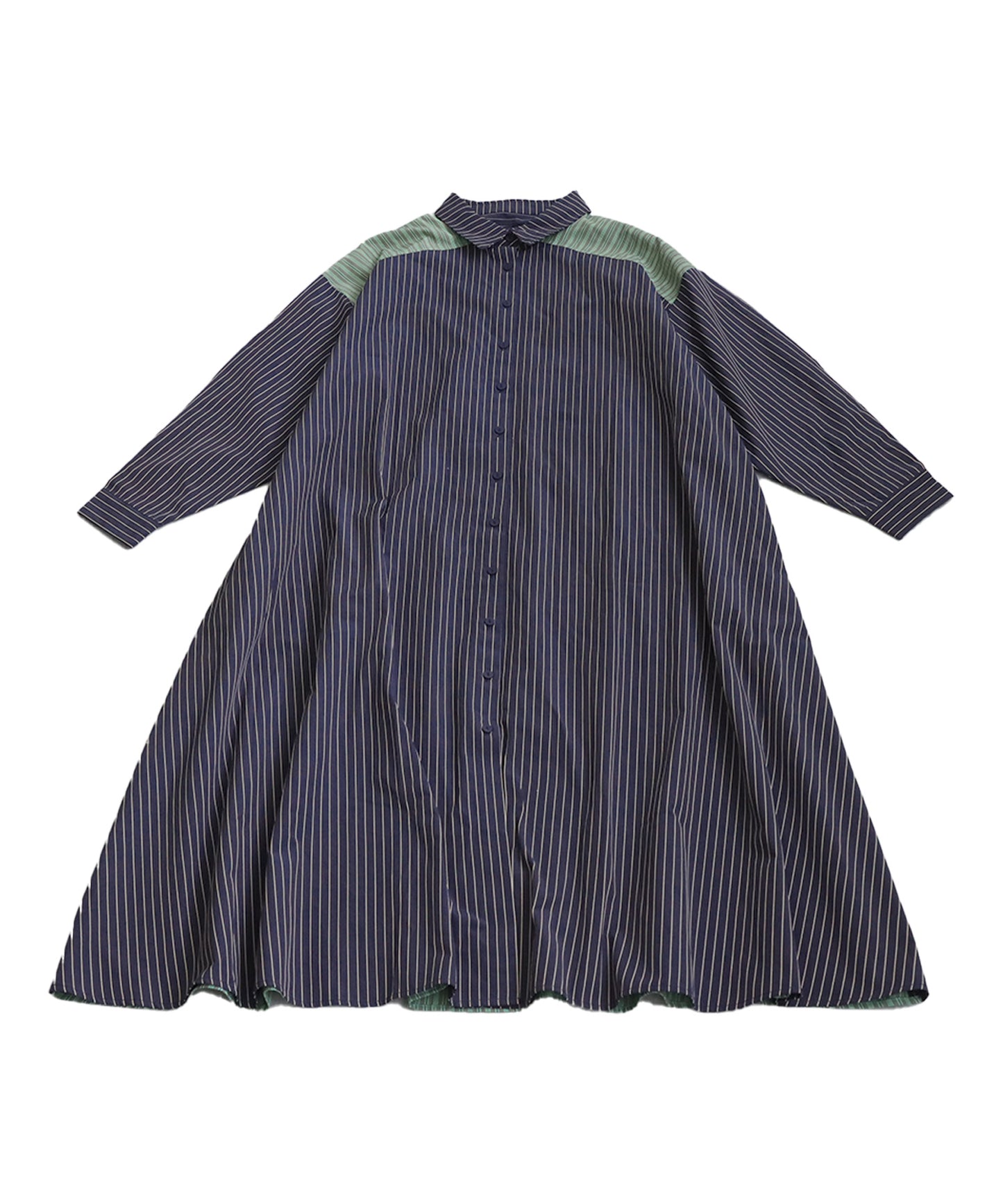 Striped Shirt Dress Ladies