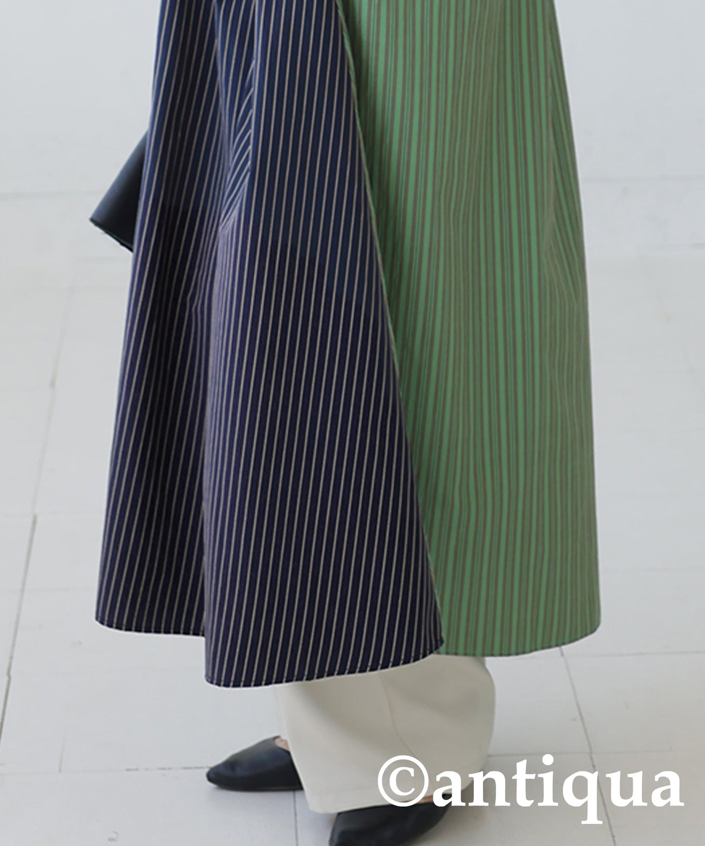 Striped Shirt Dress Ladies