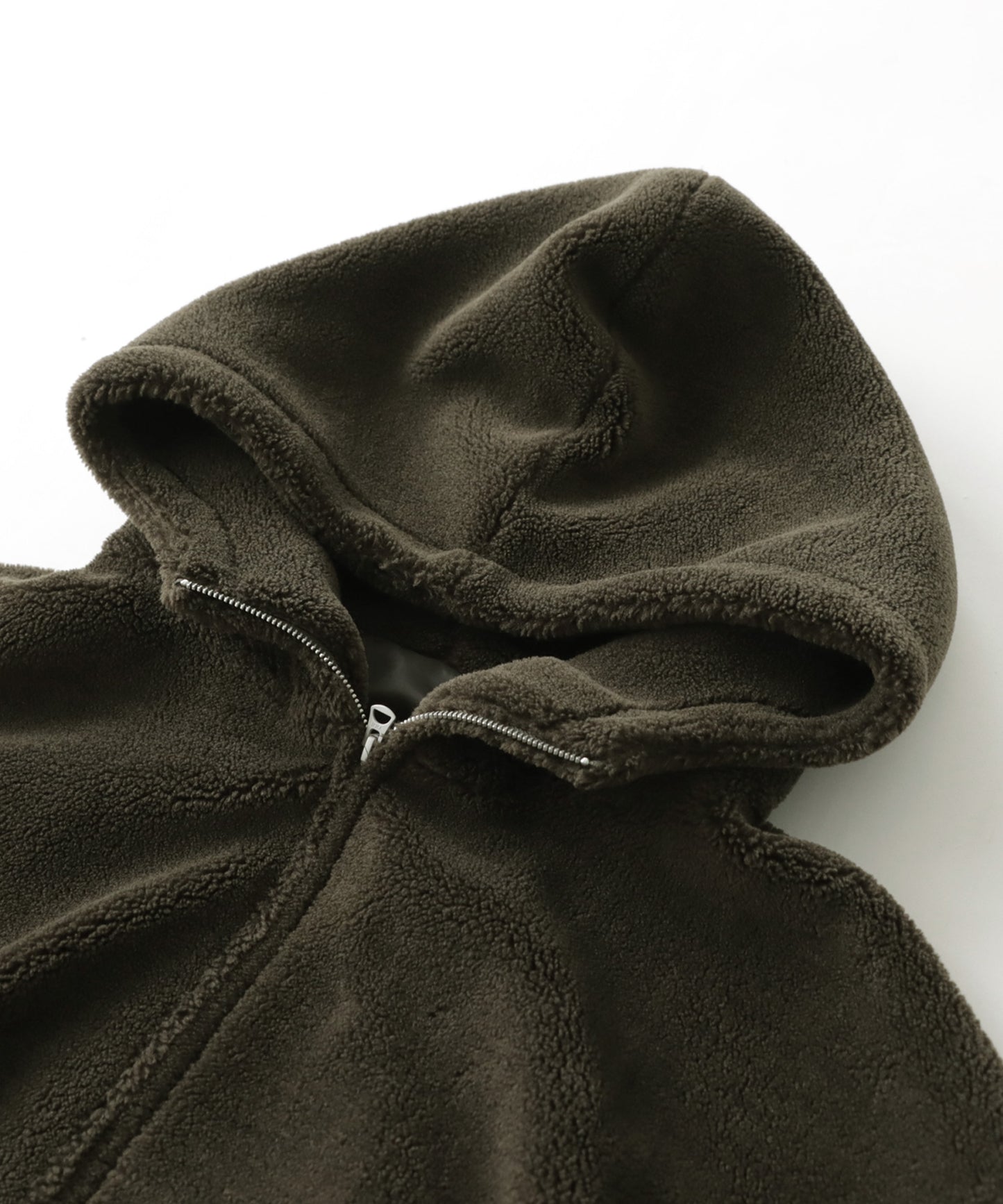 Men's boa quilting outerwear with hood