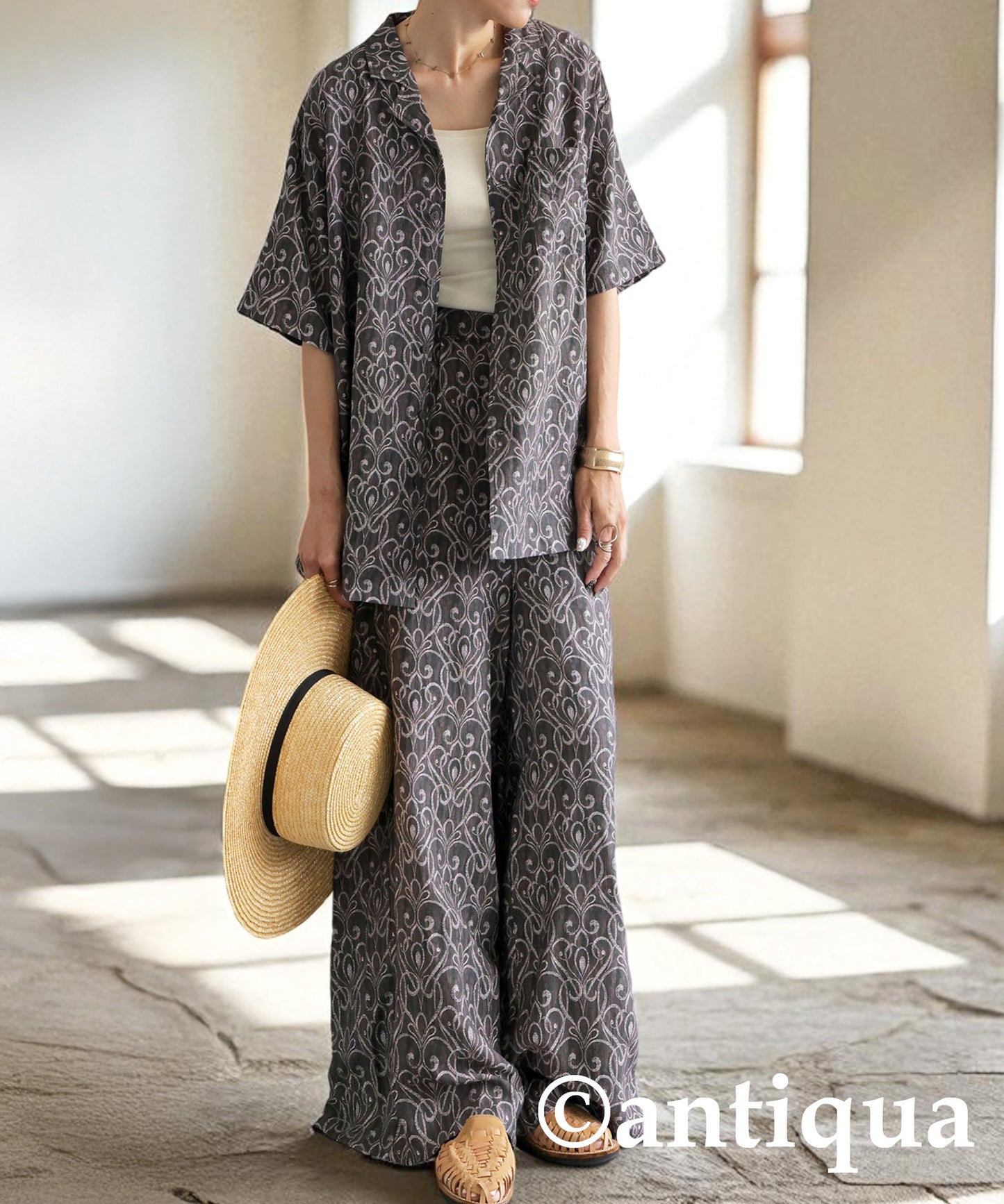 Ladies All-Over Pattern Pants