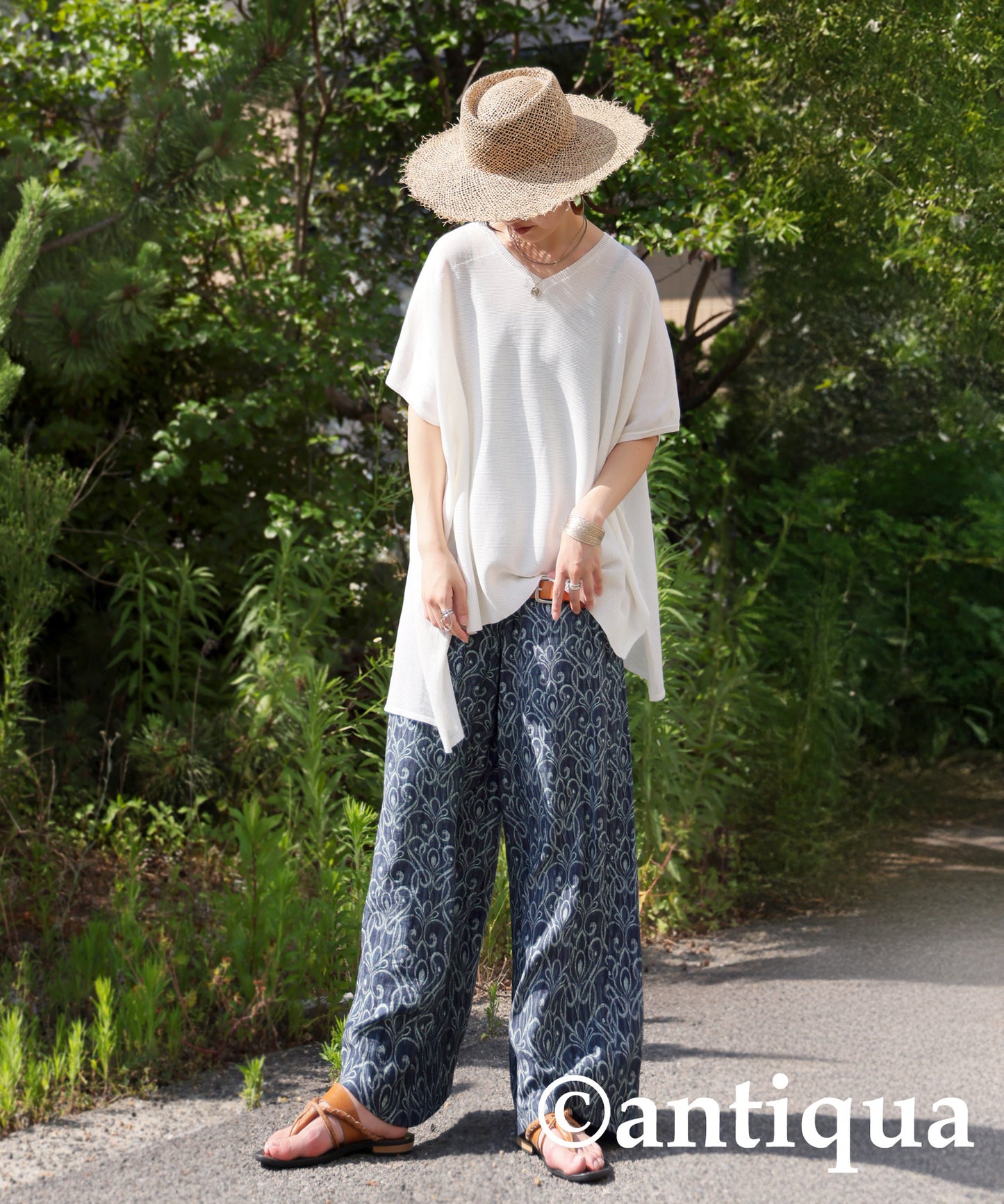 Ladies All-Over Pattern Pants