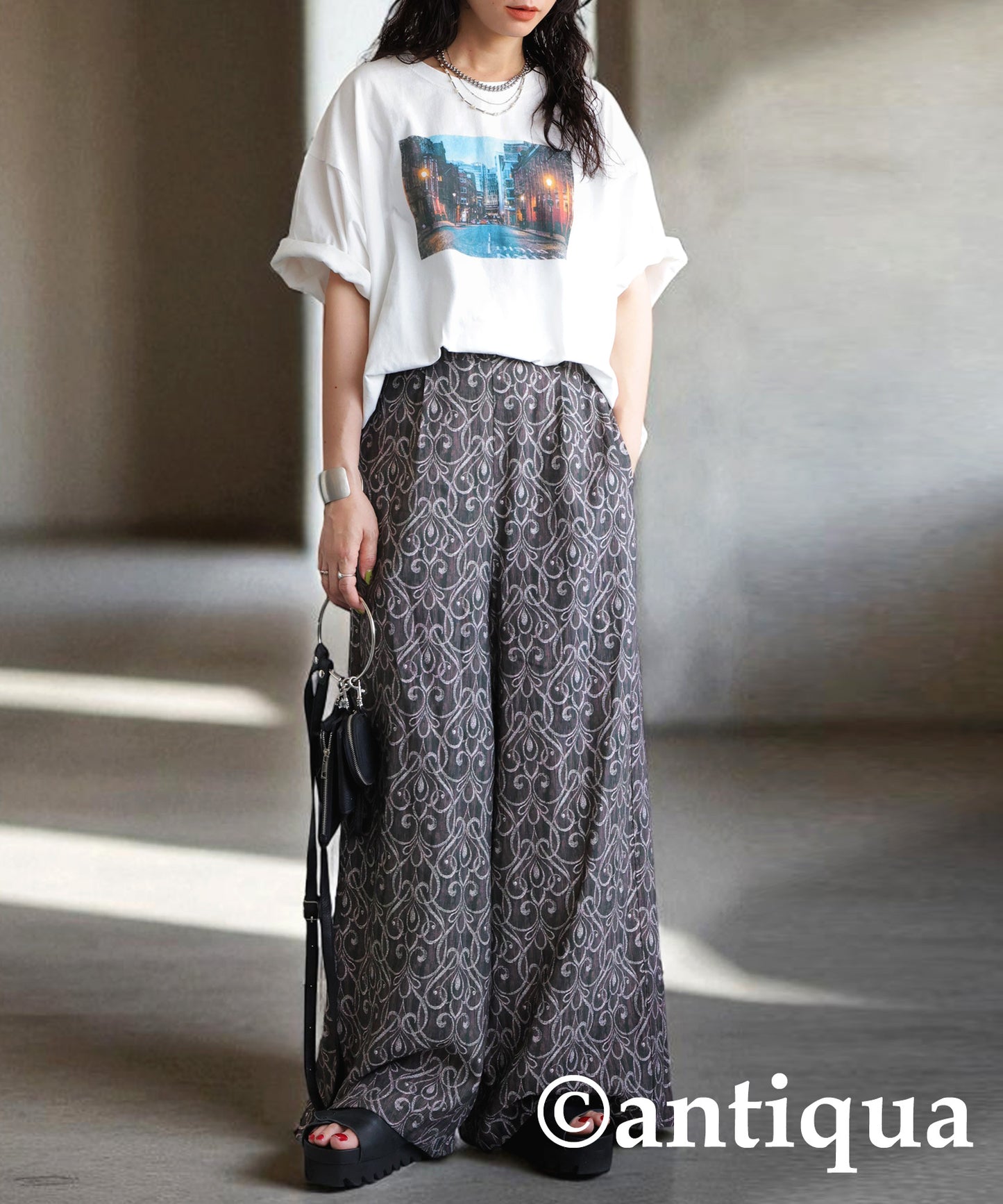 Ladies All-Over Pattern Pants