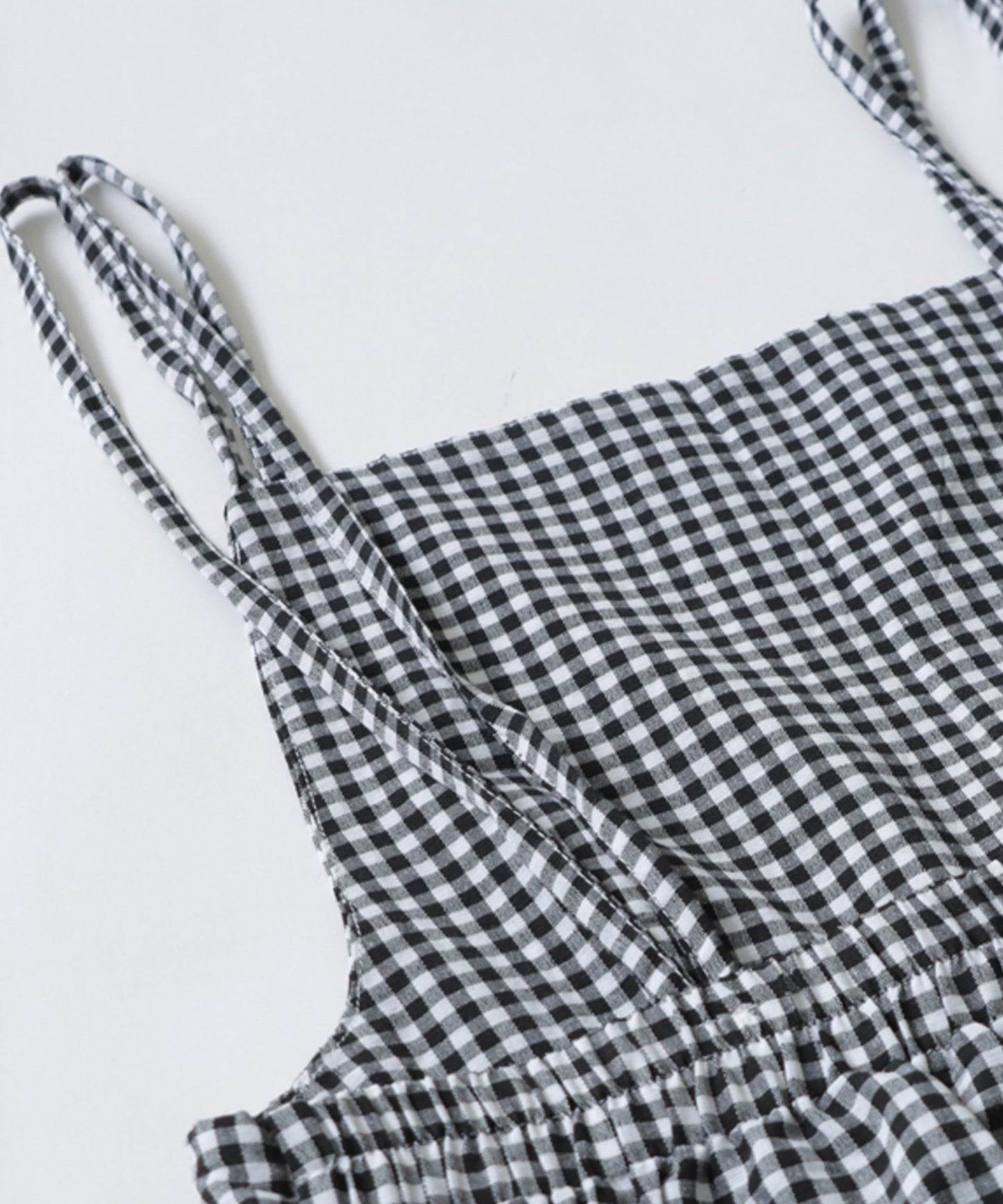 Monotone check salopette Ladies