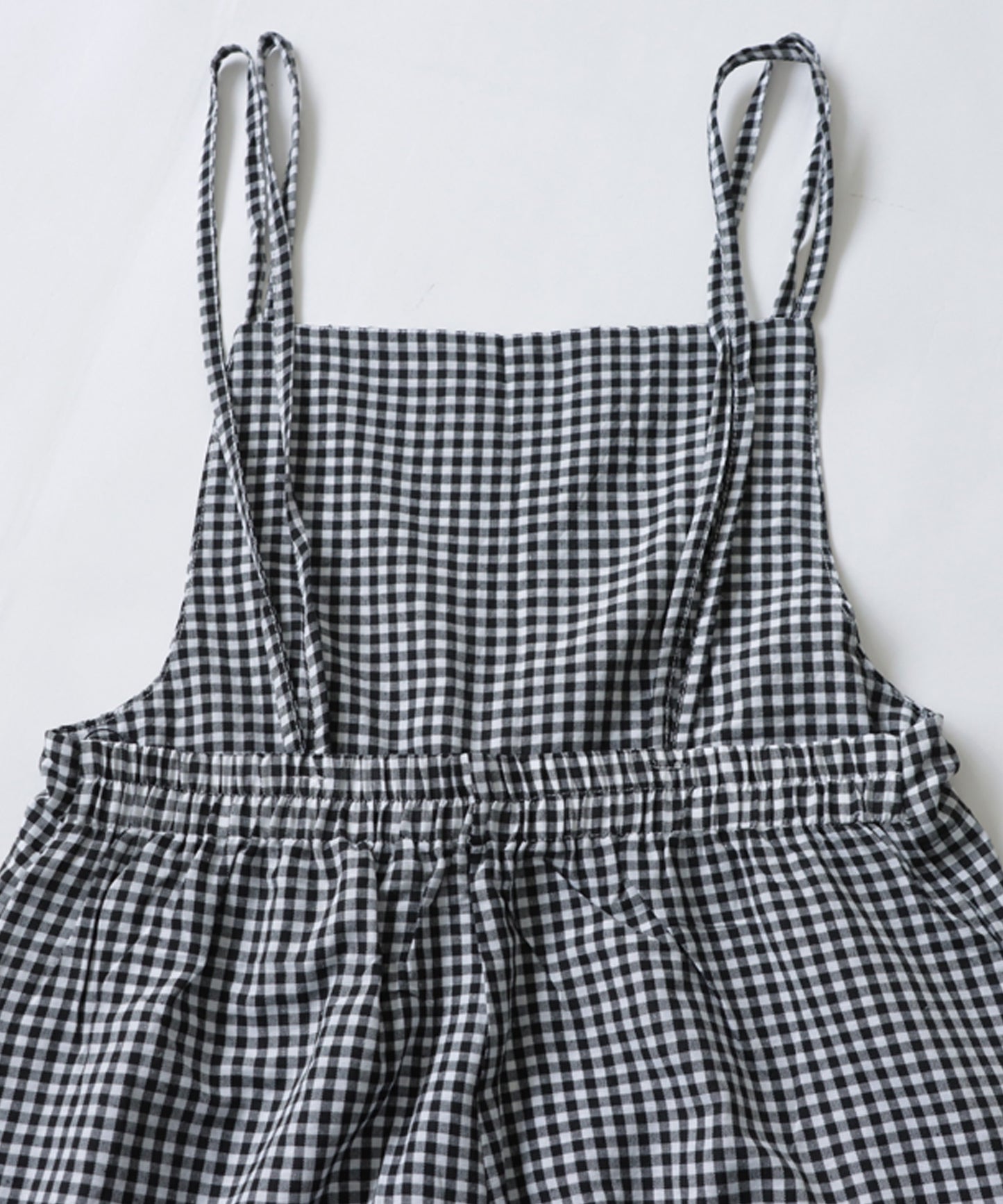 Monotone check salopette Ladies