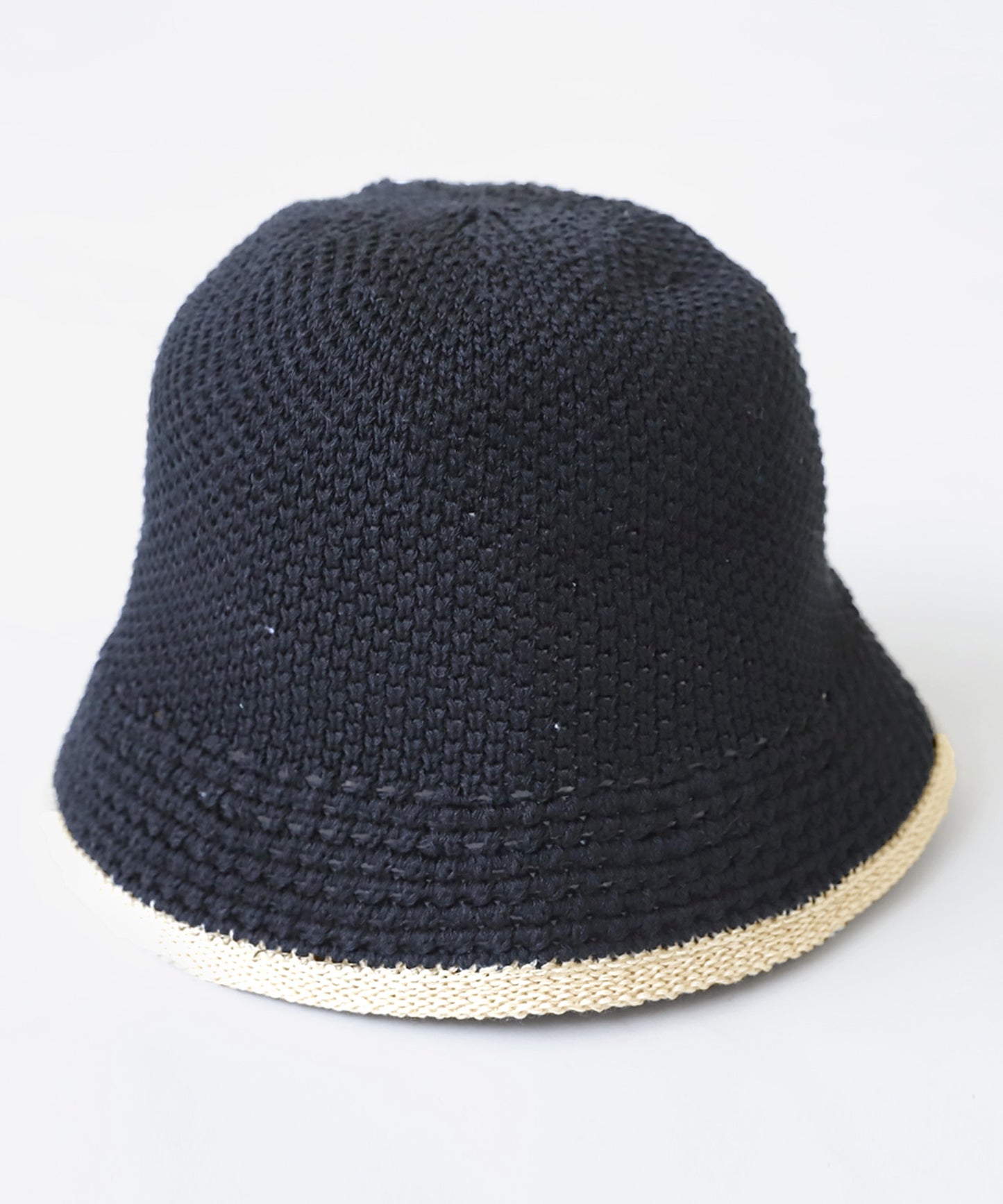 Ladies Woven Paper Bucket Hat Simple Natural