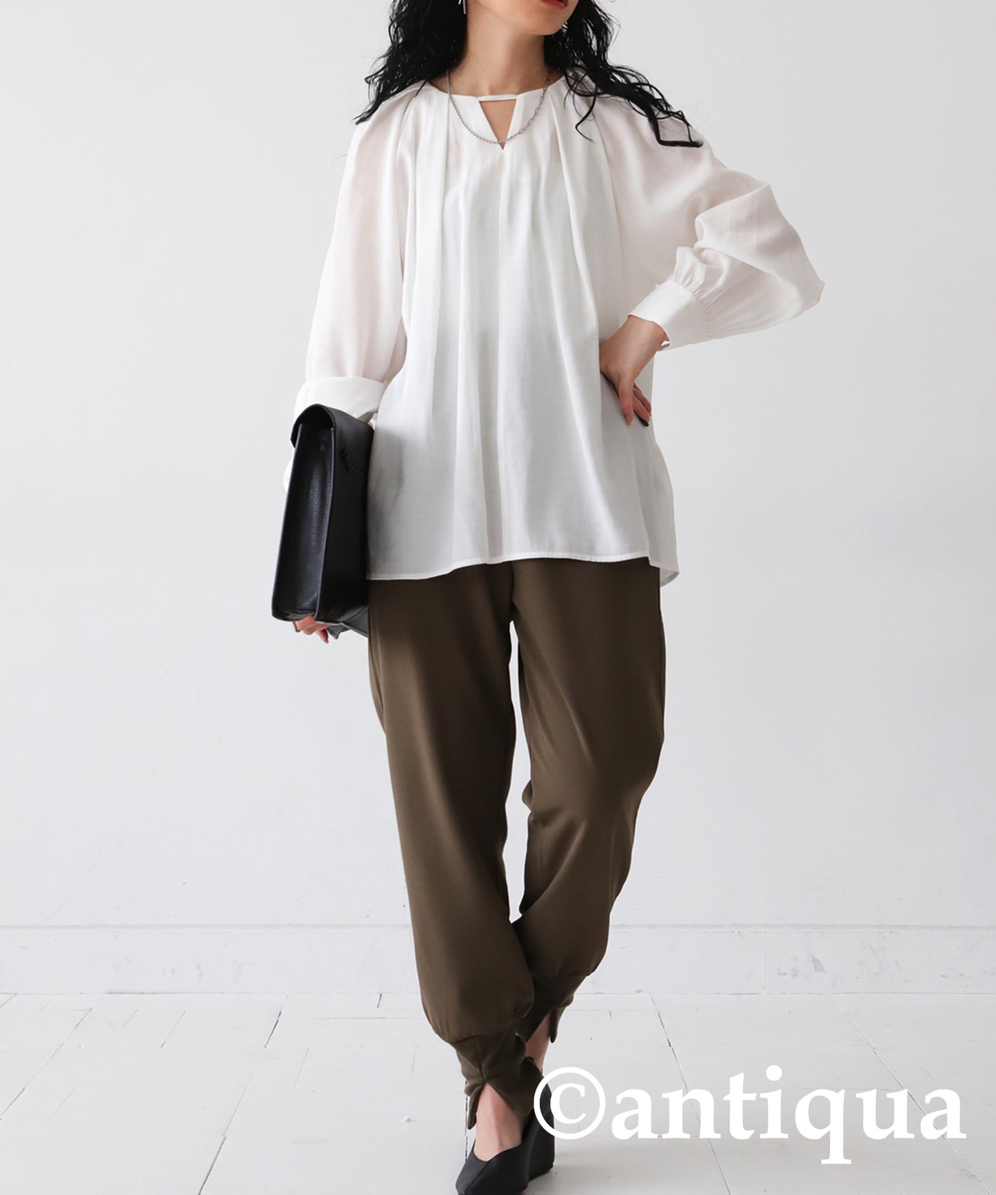 Tuck Blouse Ladies