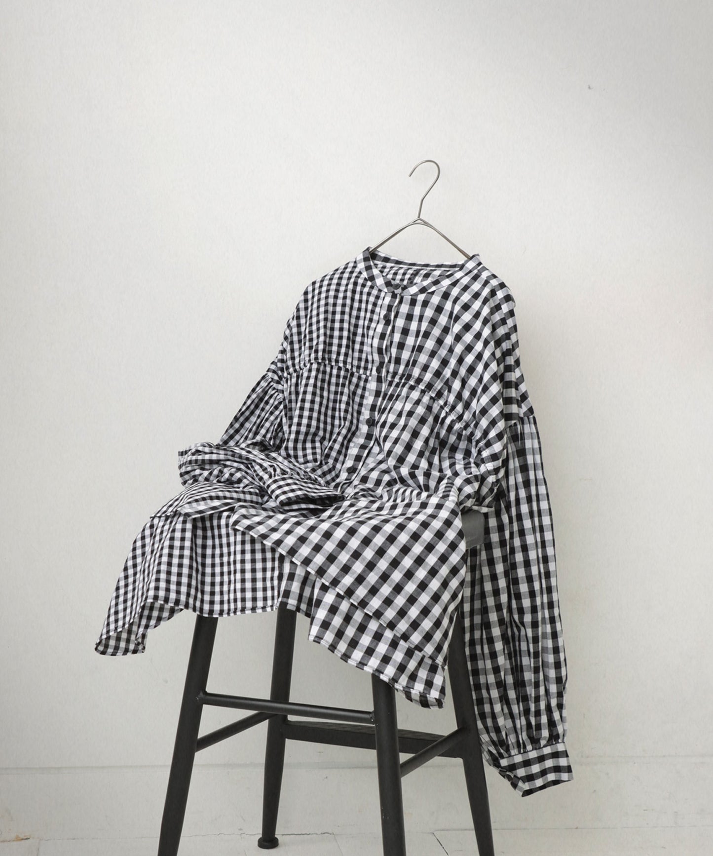 Asymmetry check Design Shirt Ladies