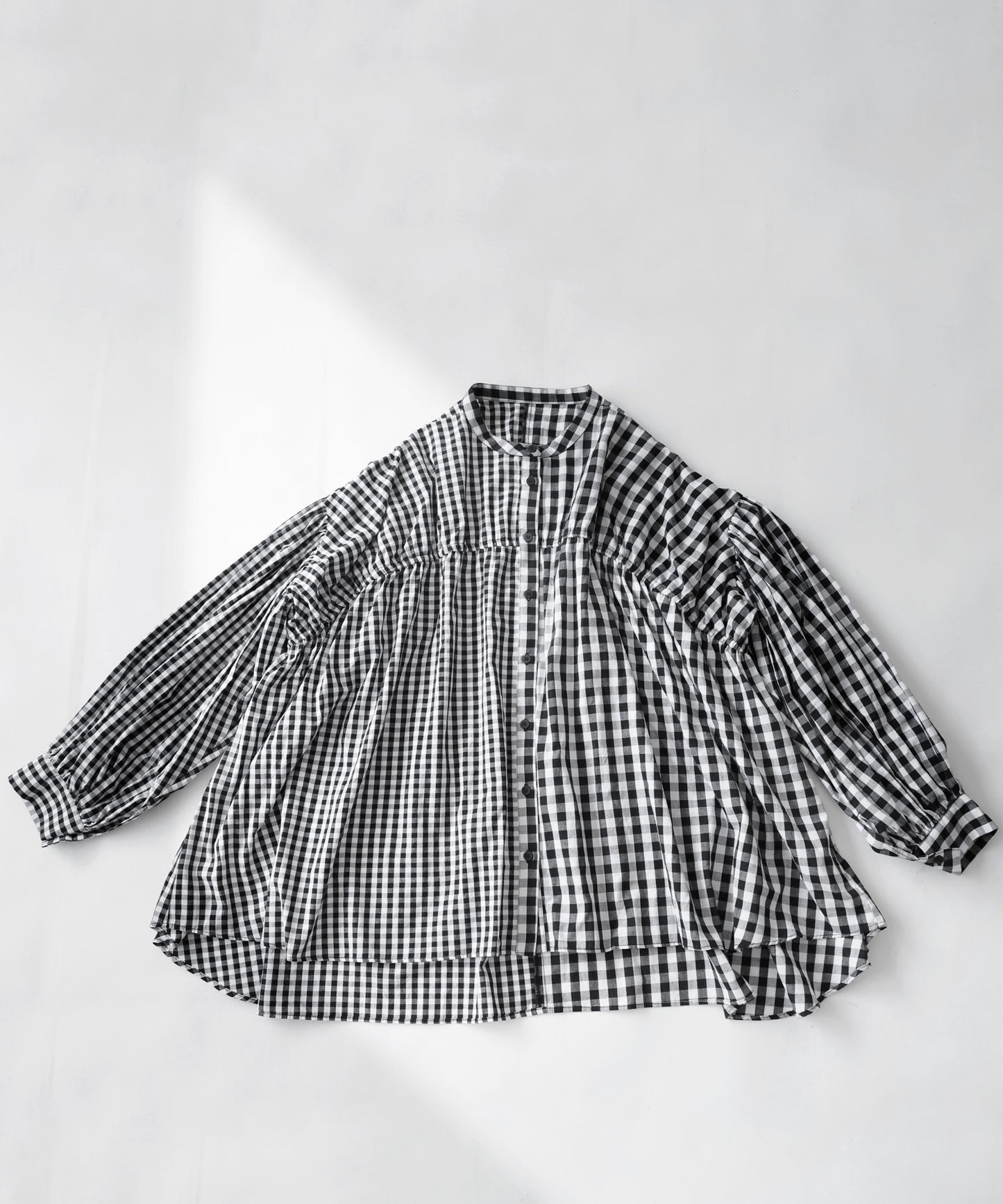 Asymmetry check Design Shirt Ladies