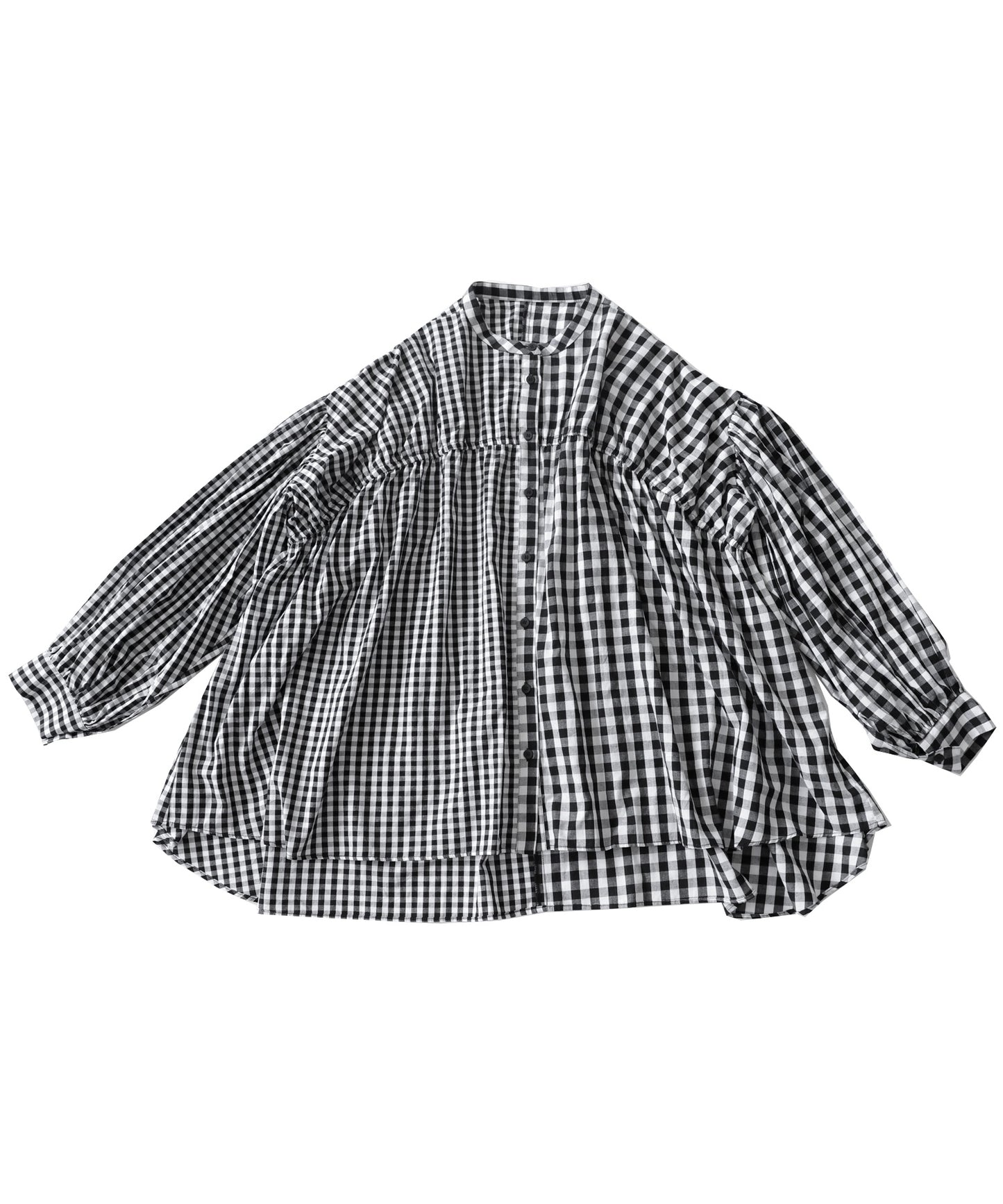 Asymmetry check Design Shirt Ladies