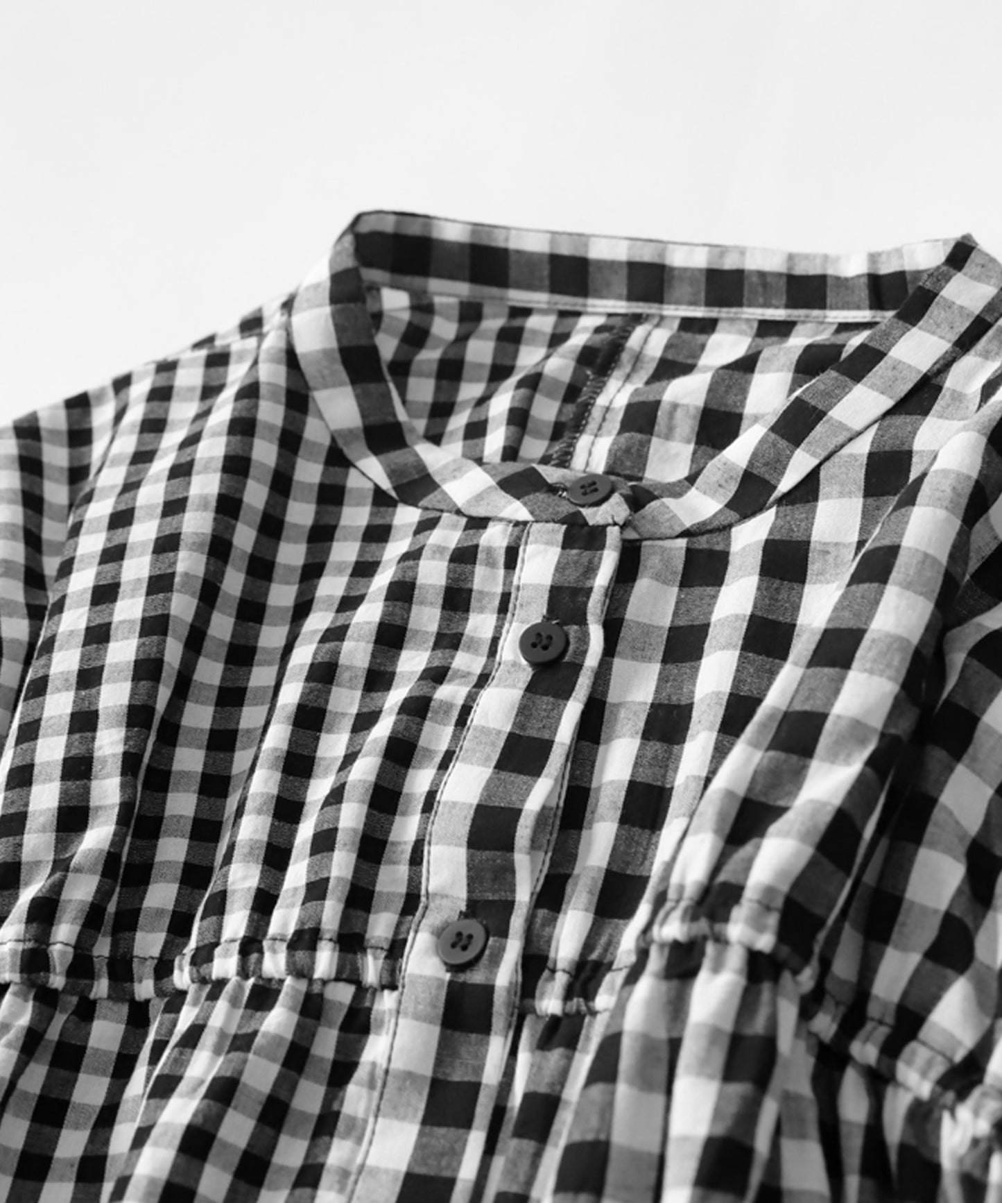 Asymmetry check Design Shirt Ladies