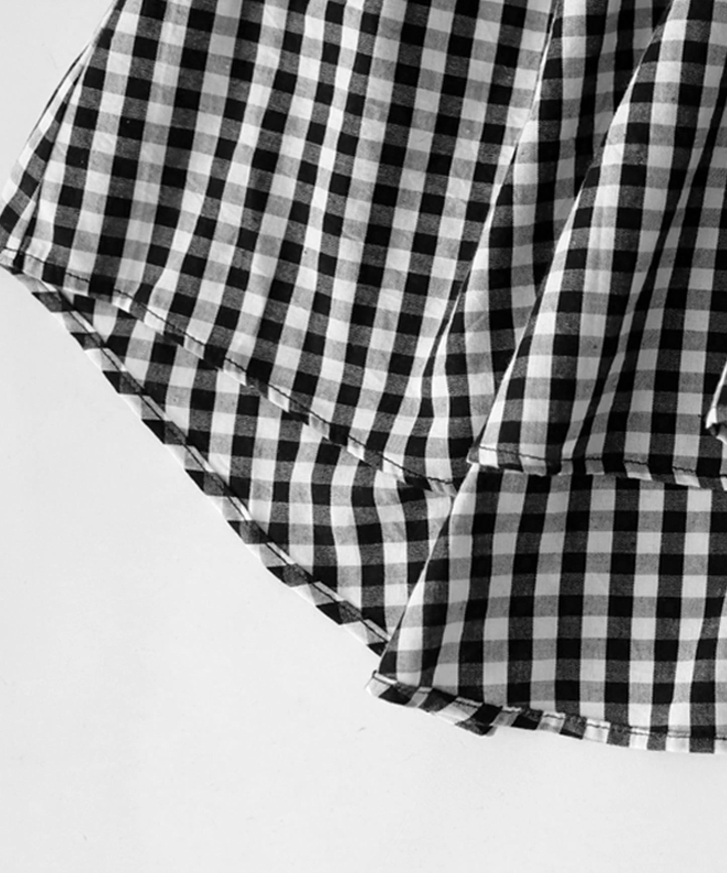 Asymmetry check Design Shirt Ladies