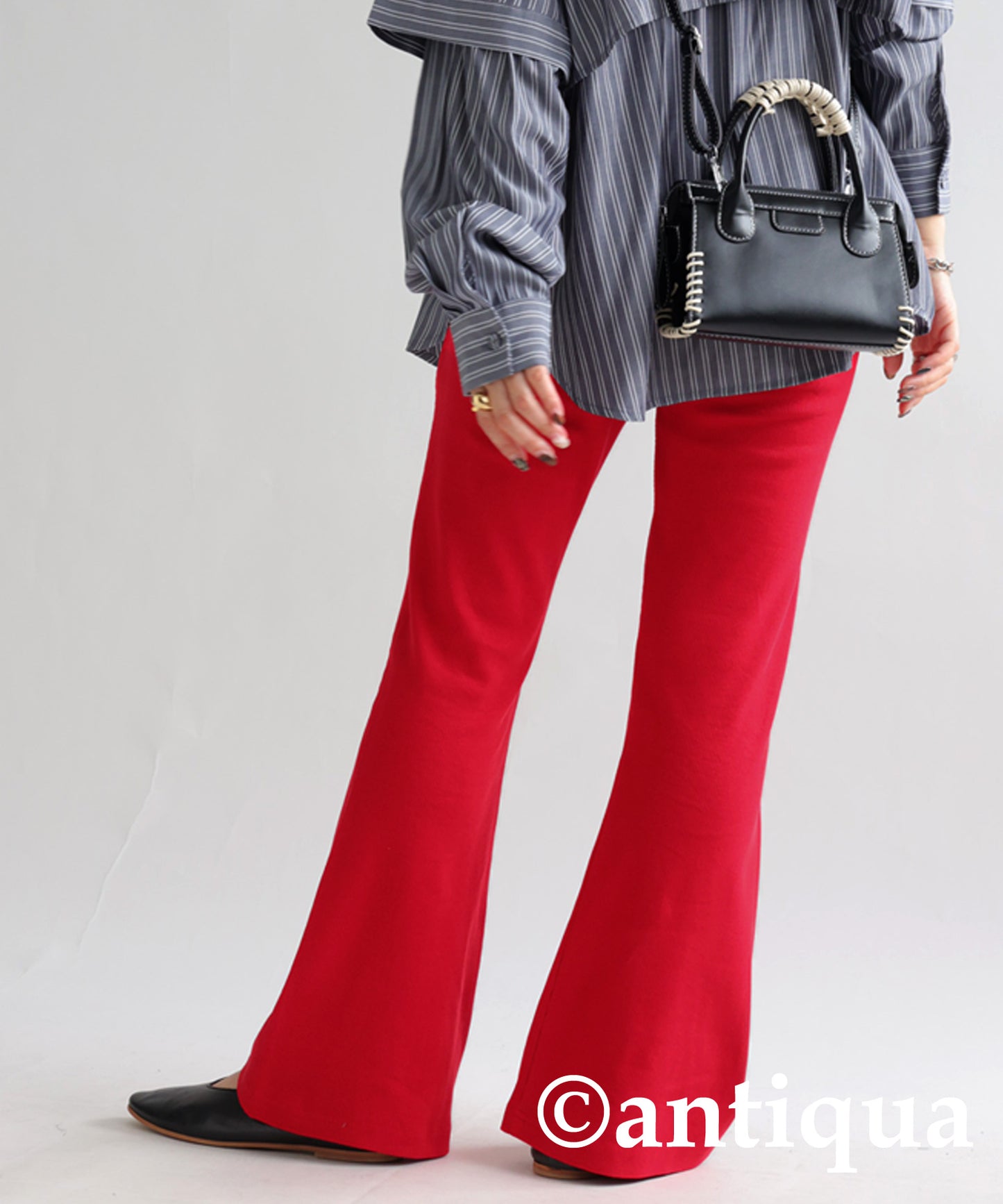 Ribbed Flare Pants Ladies