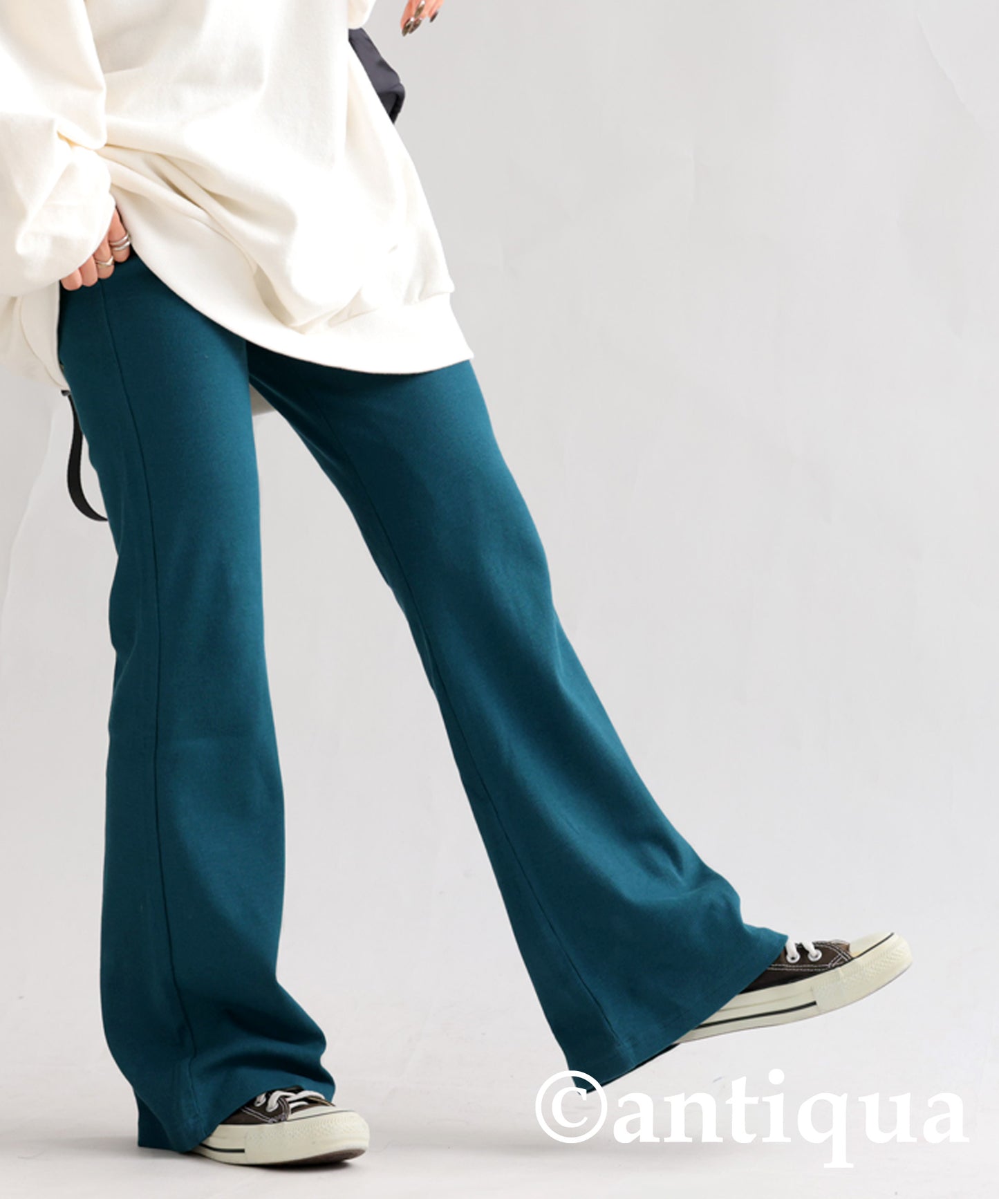 Ribbed Flare Pants Ladies