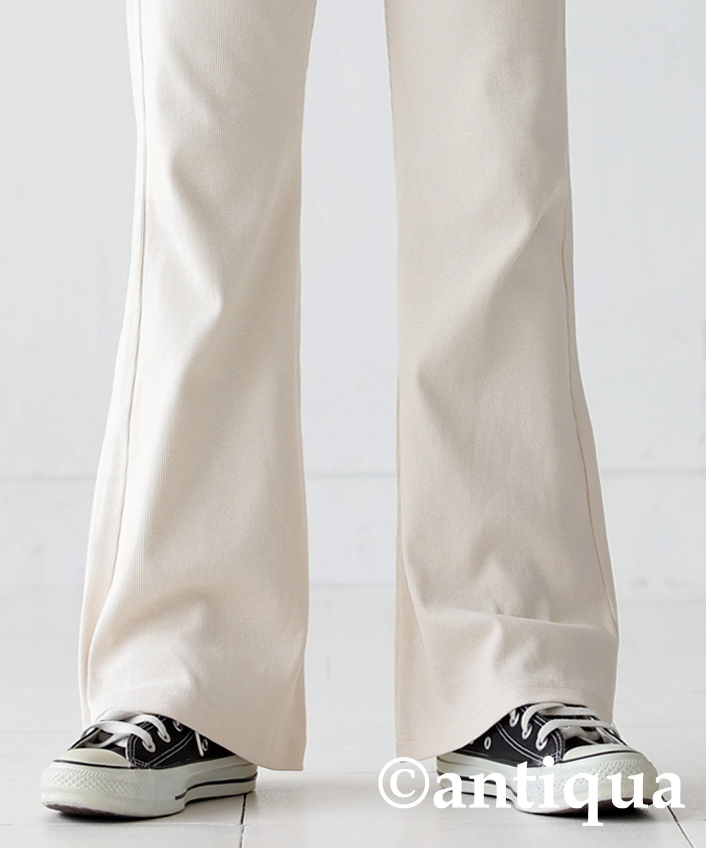 Ribbed Flare Pants Ladies