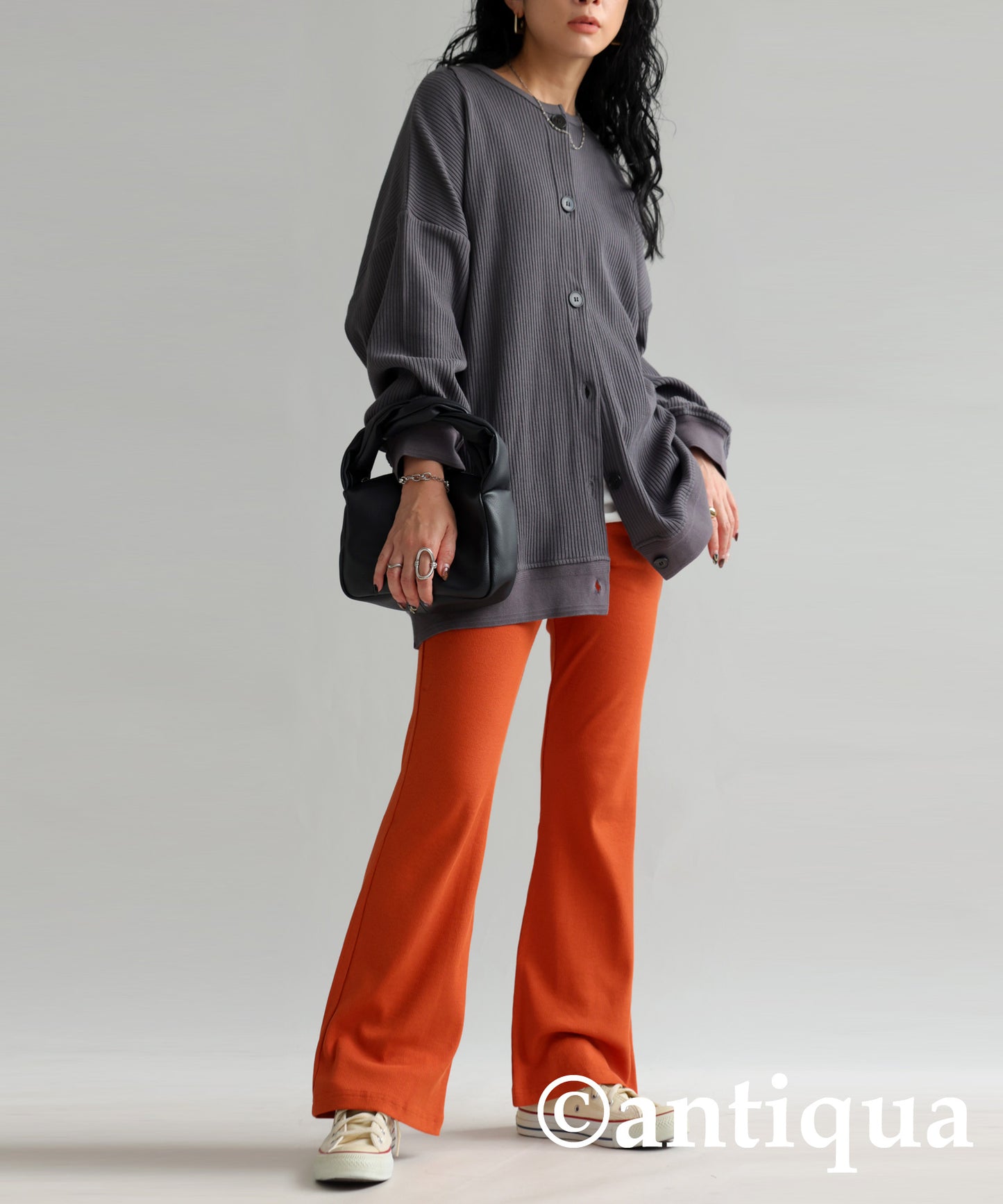 Ribbed Flare Pants Ladies