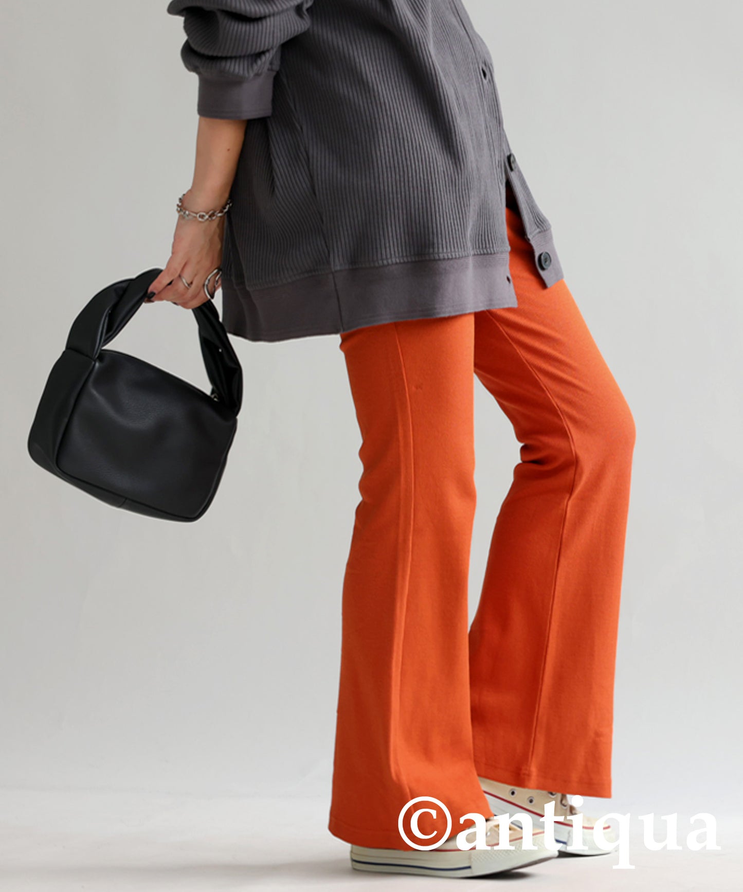 Ribbed Flare Pants Ladies