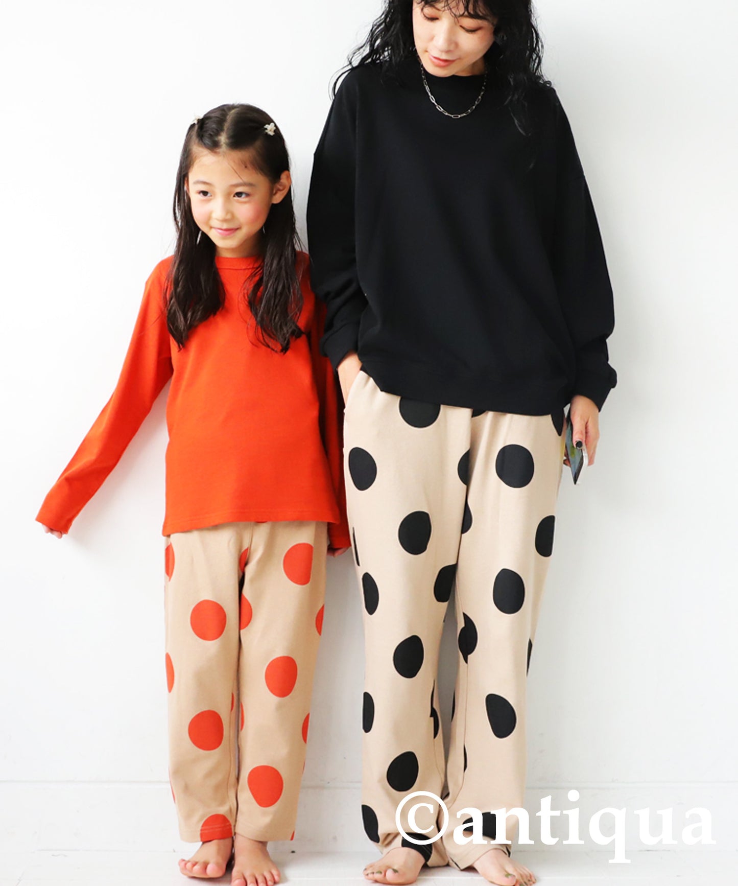 Dot pattern room wear Ladies