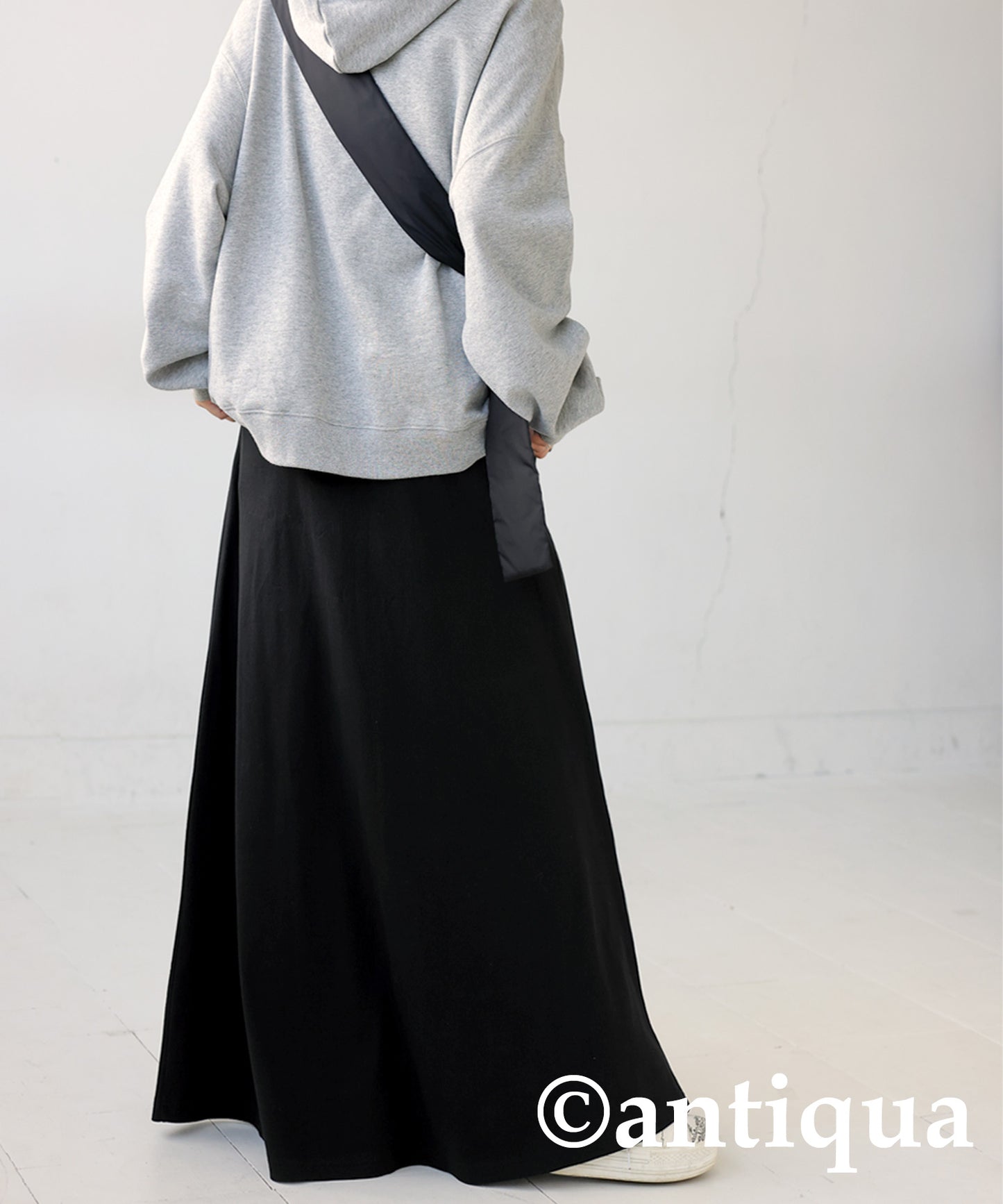 Rib flare skirt Ladies