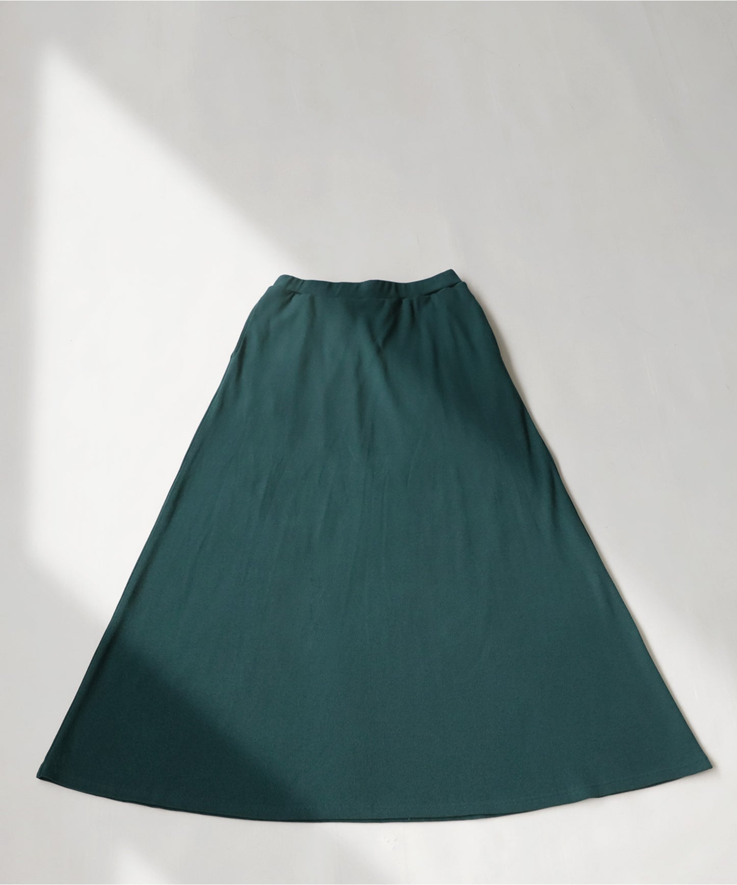 Rib flare skirt Ladies