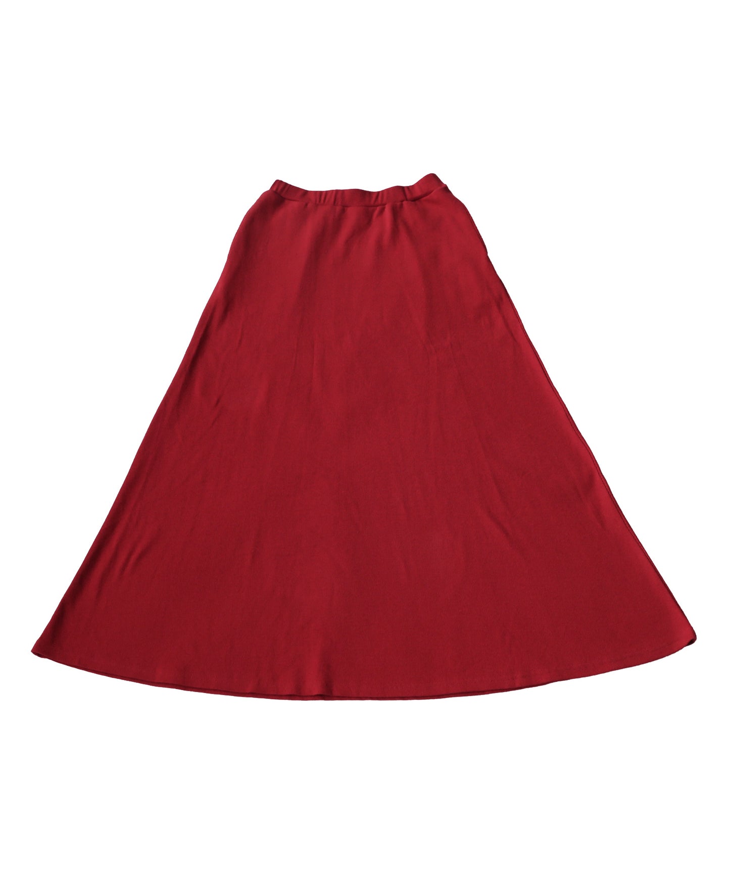 Rib flare skirt Ladies