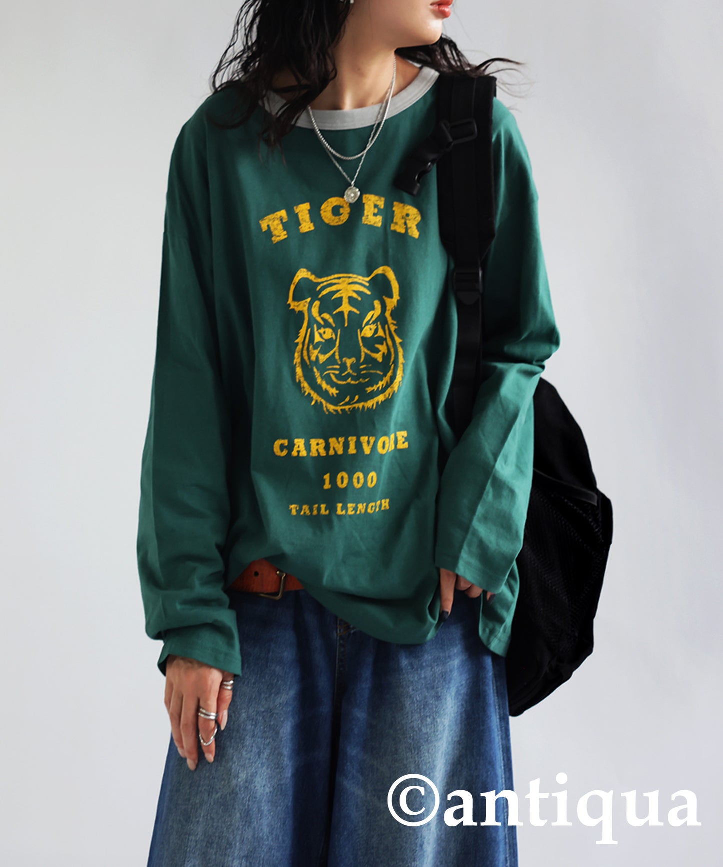 Animal College Logo Long T-Shirt Ladies