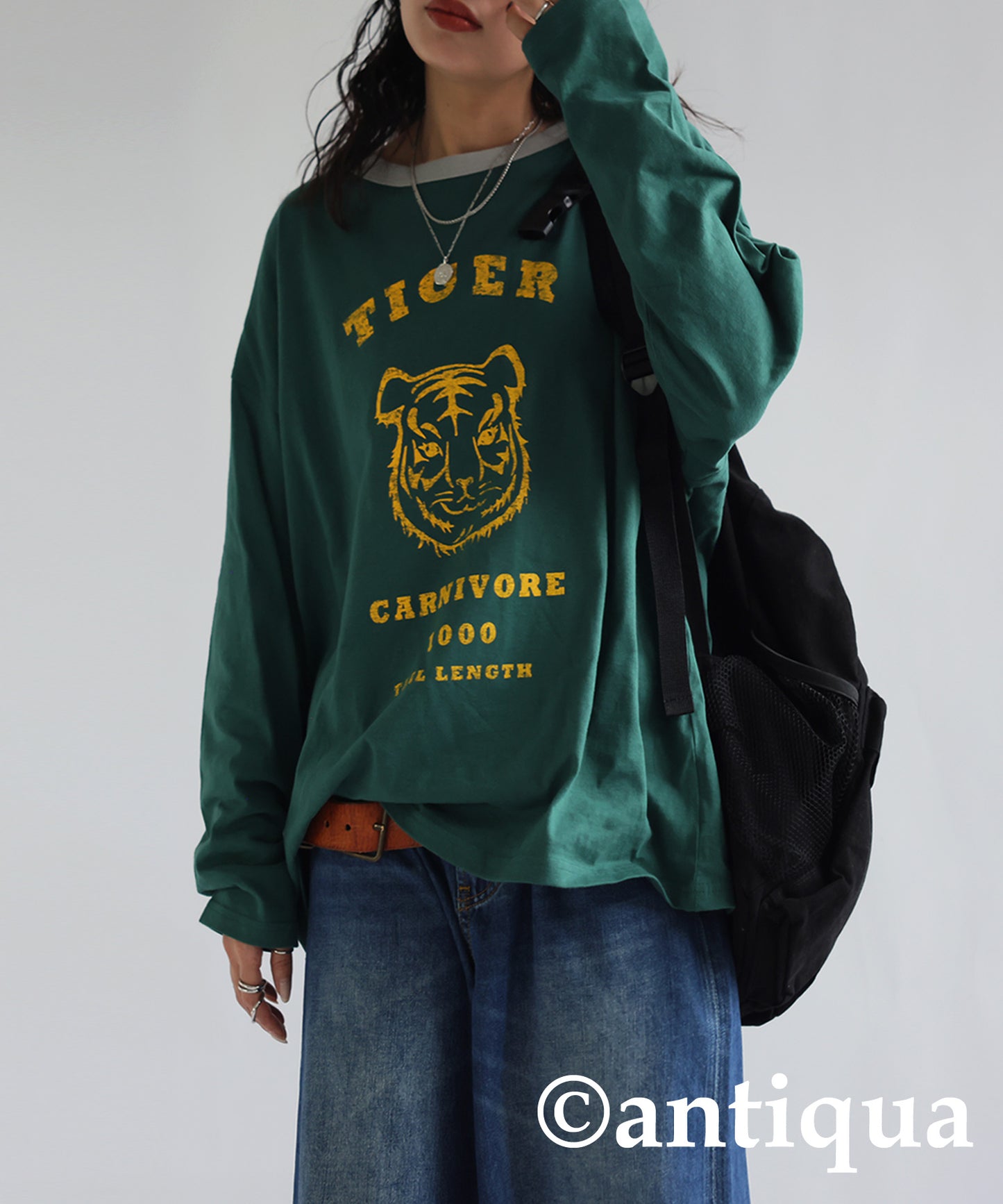 Animal College Logo Long T-Shirt Ladies