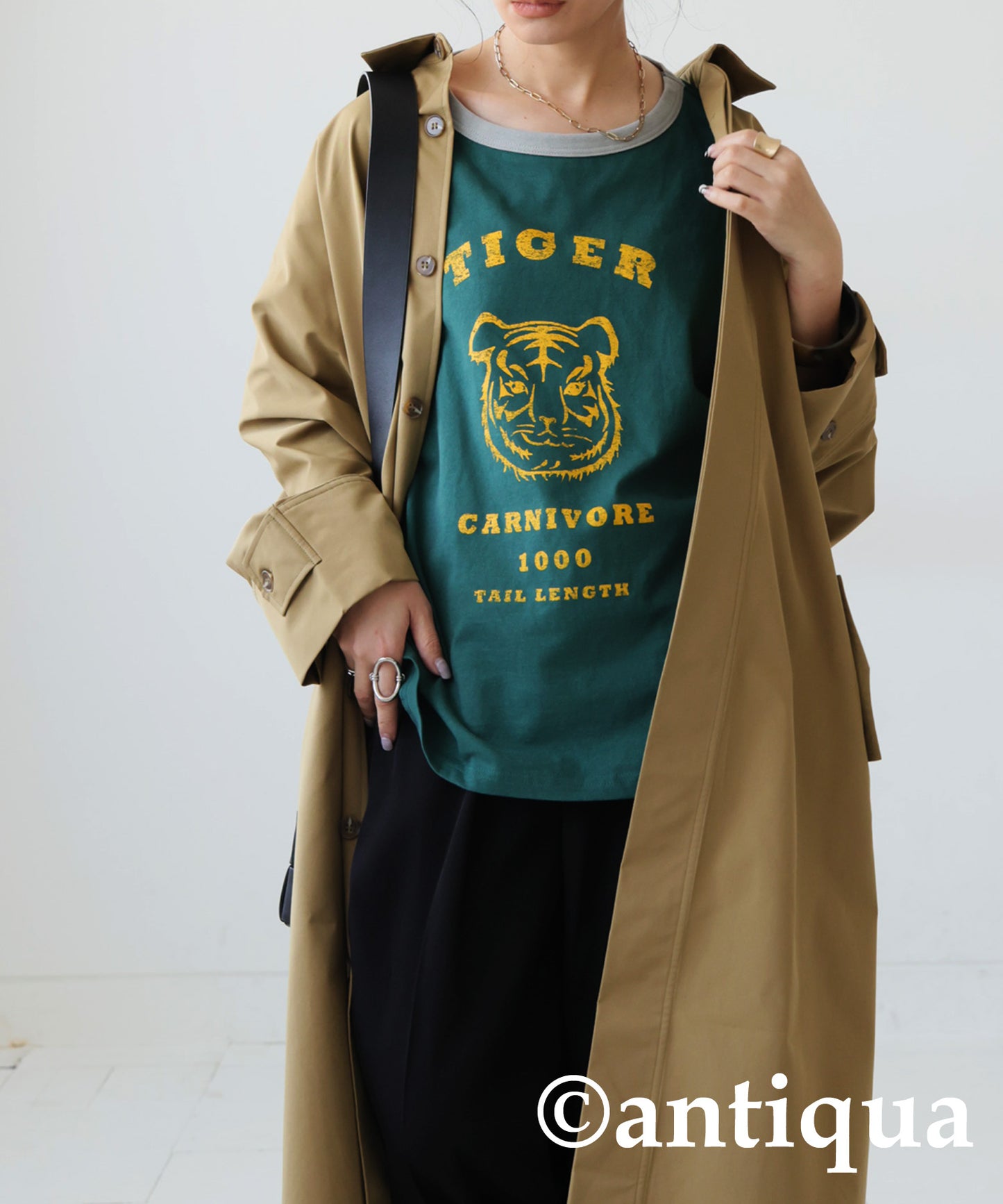 Animal College Logo Long T-Shirt Ladies